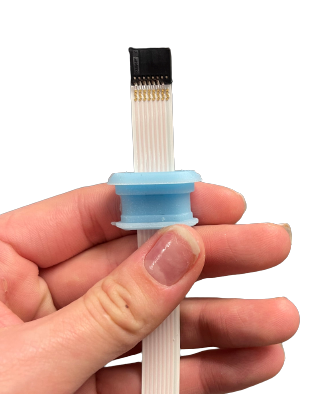 Gasket assembled onto cable