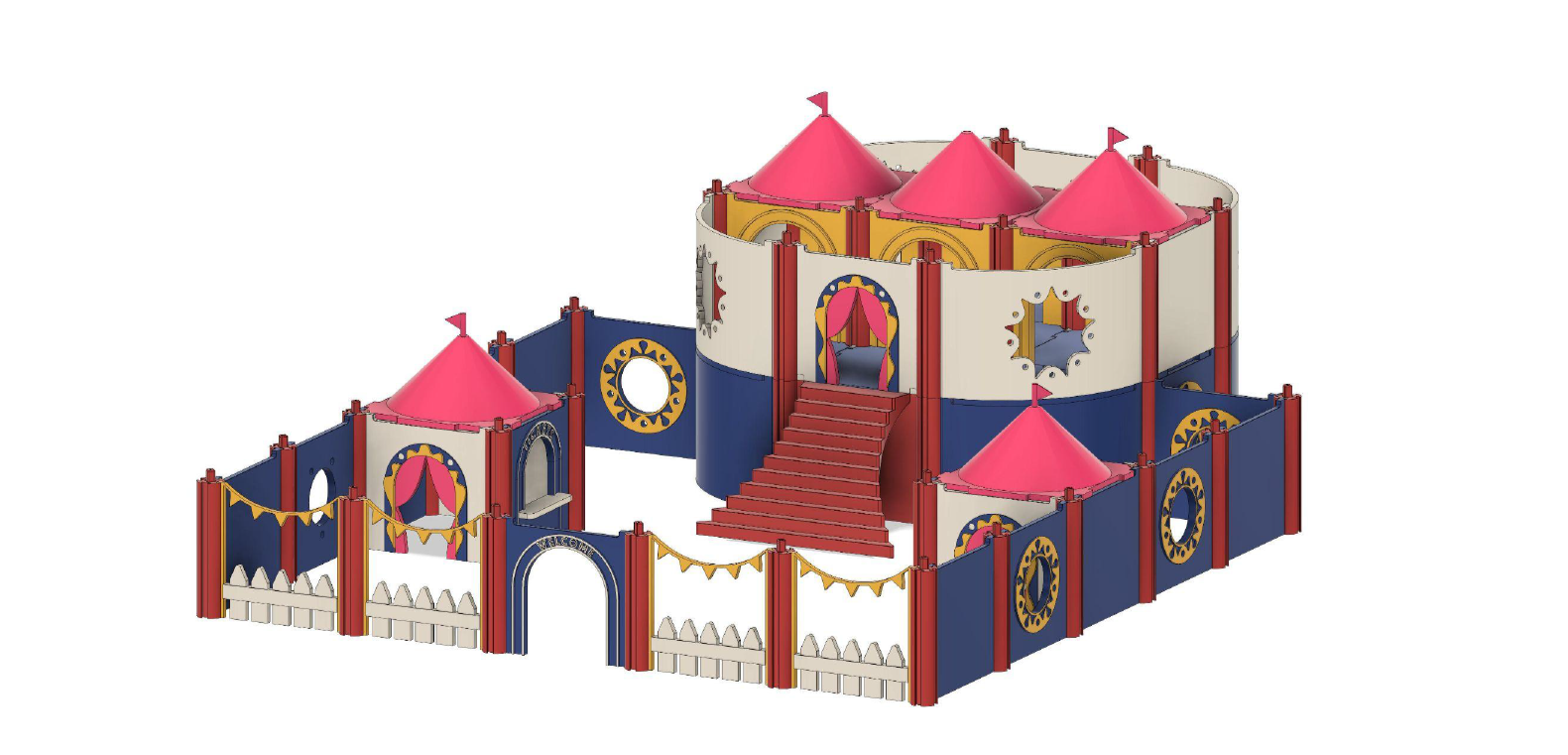 Circus Theme Rendering