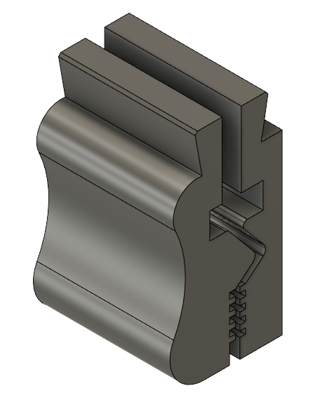 Spring hinge design
