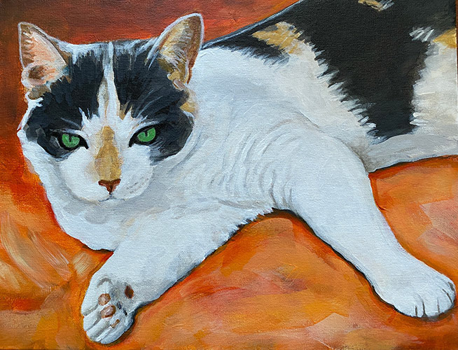 11" x 14" acrylic (2021)