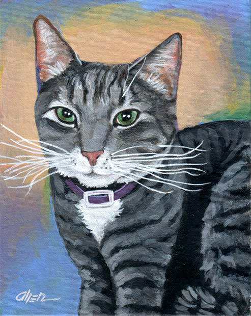 8" x 10" acrylic (2021)