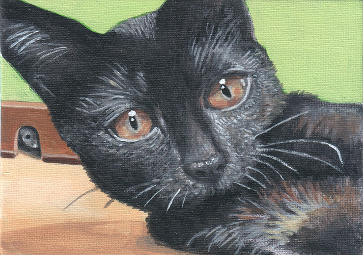 5" x 7" acrylic (2021)