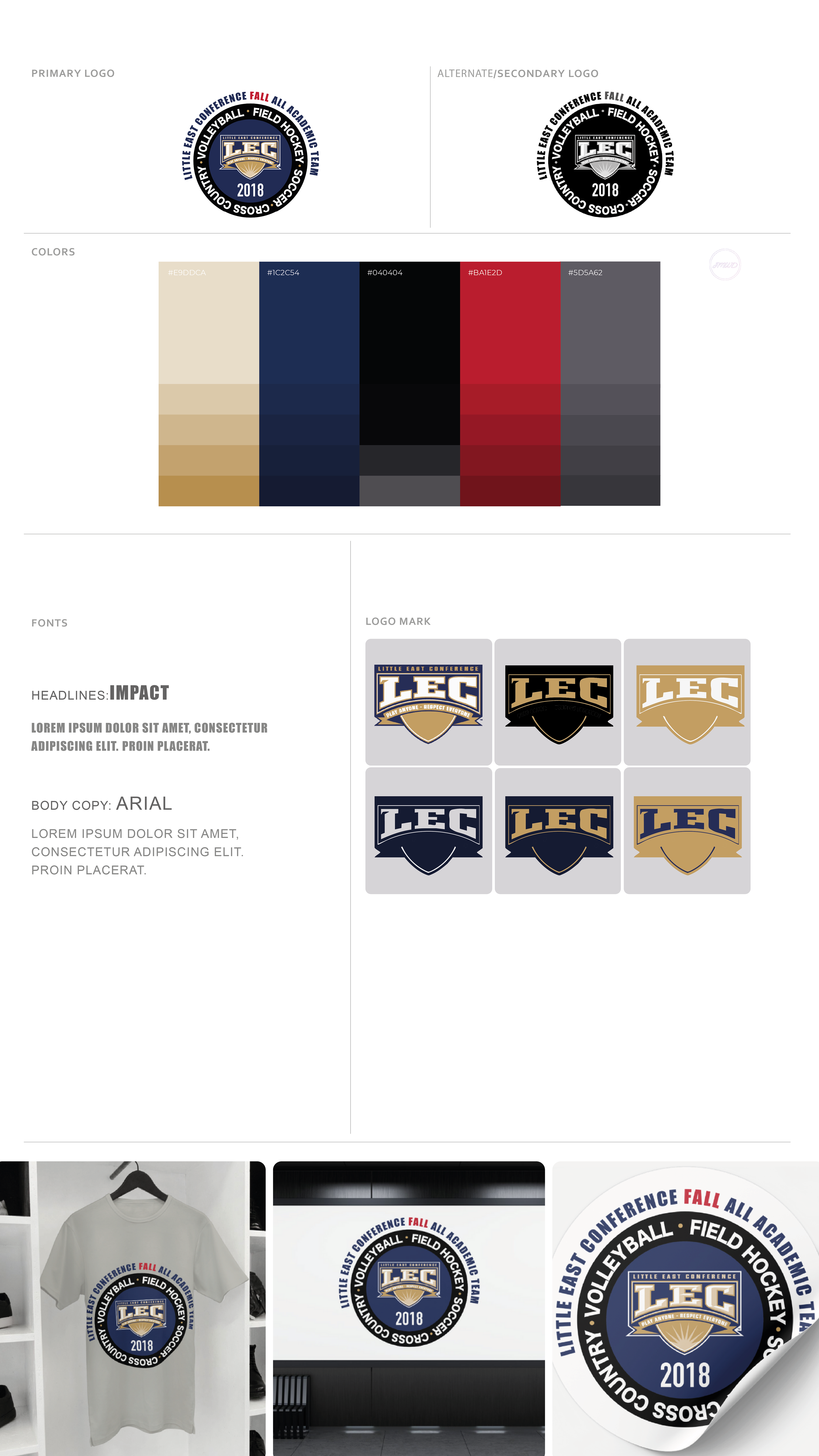 Sports Logo Brand Board
