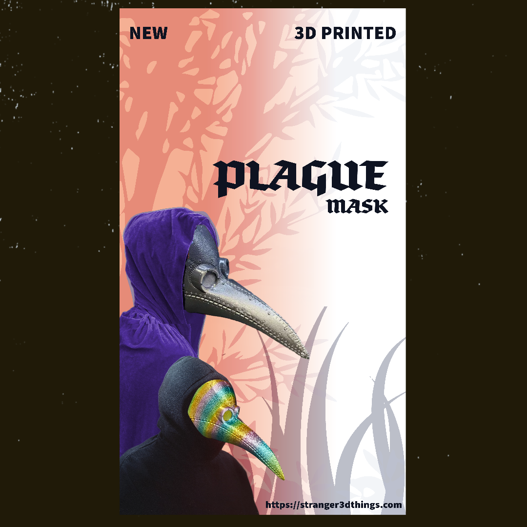 3D Printed Plague Doctor Mask