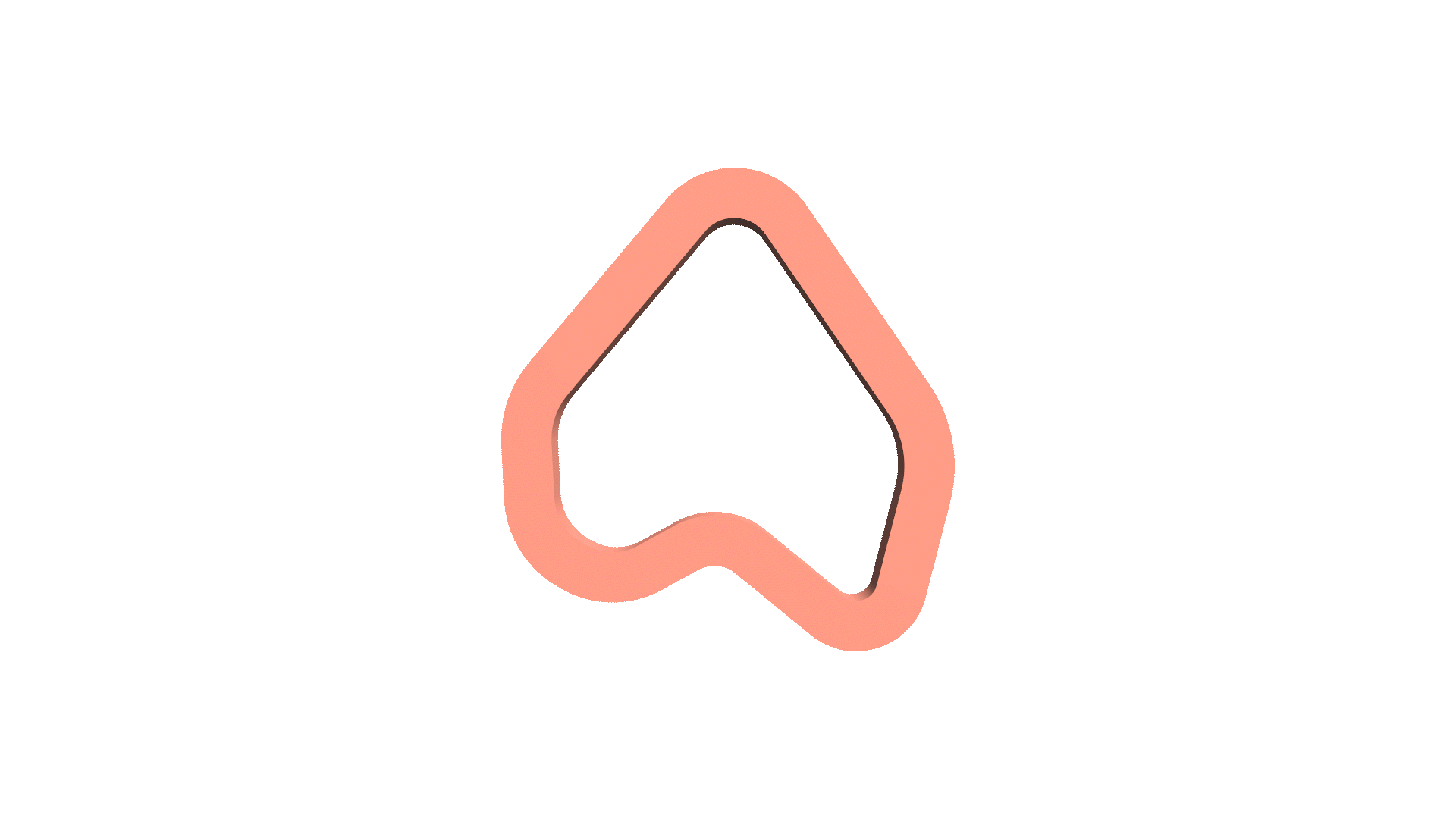 Logo animation with static glitch