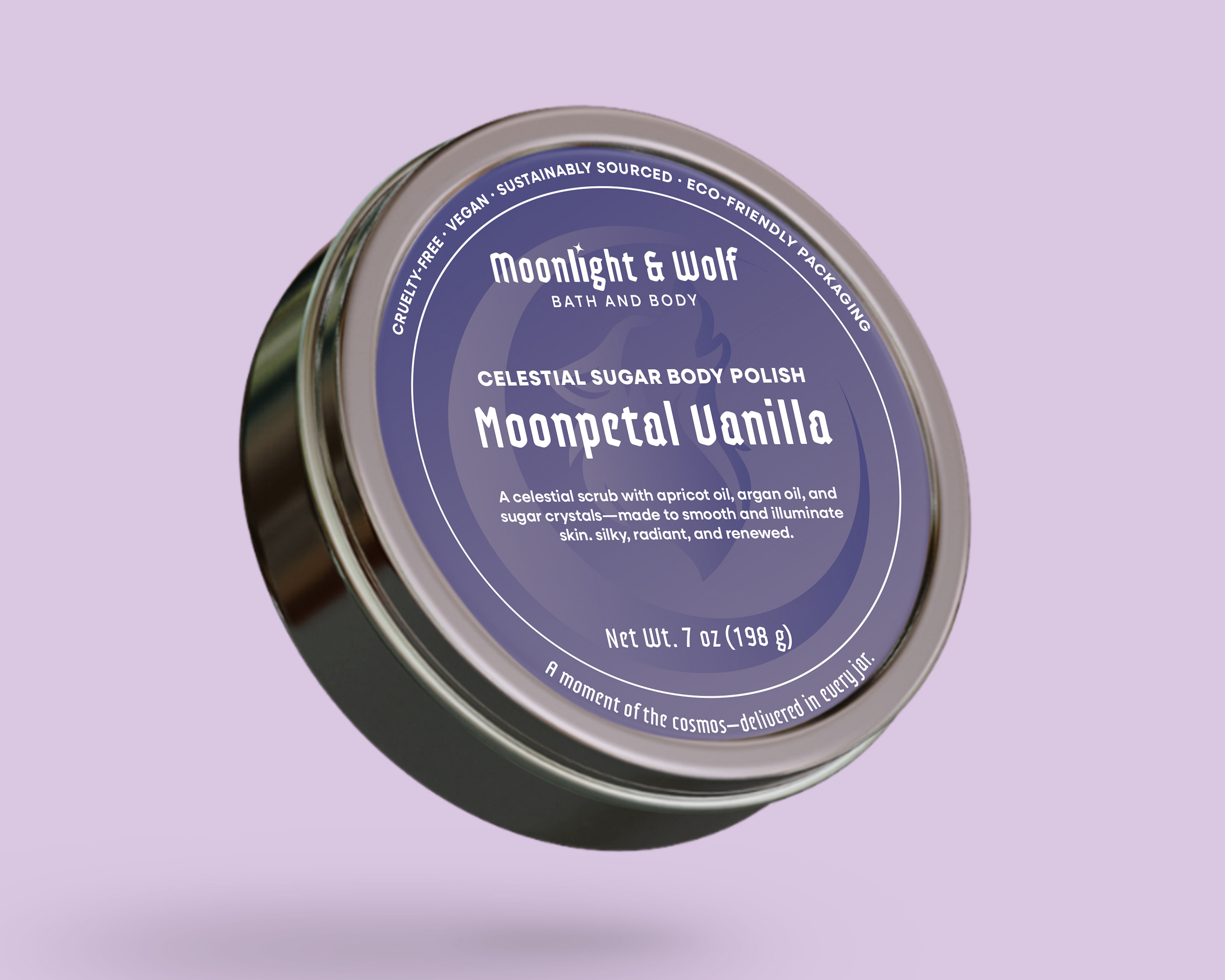 Body Polish Label Moonpetal Vanilla