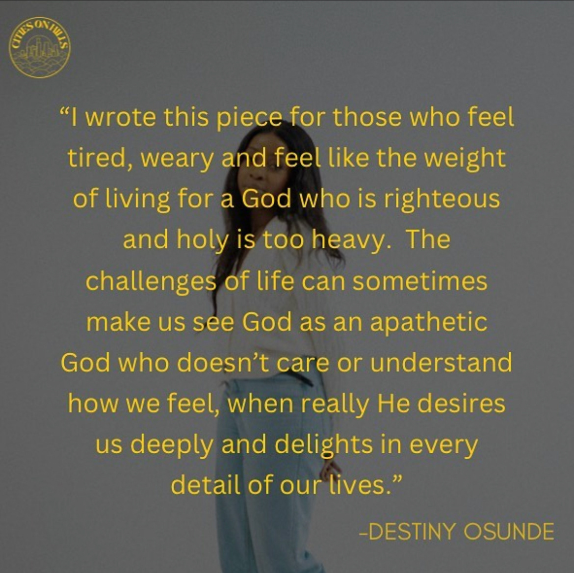 Writer of A Living Sacrifice