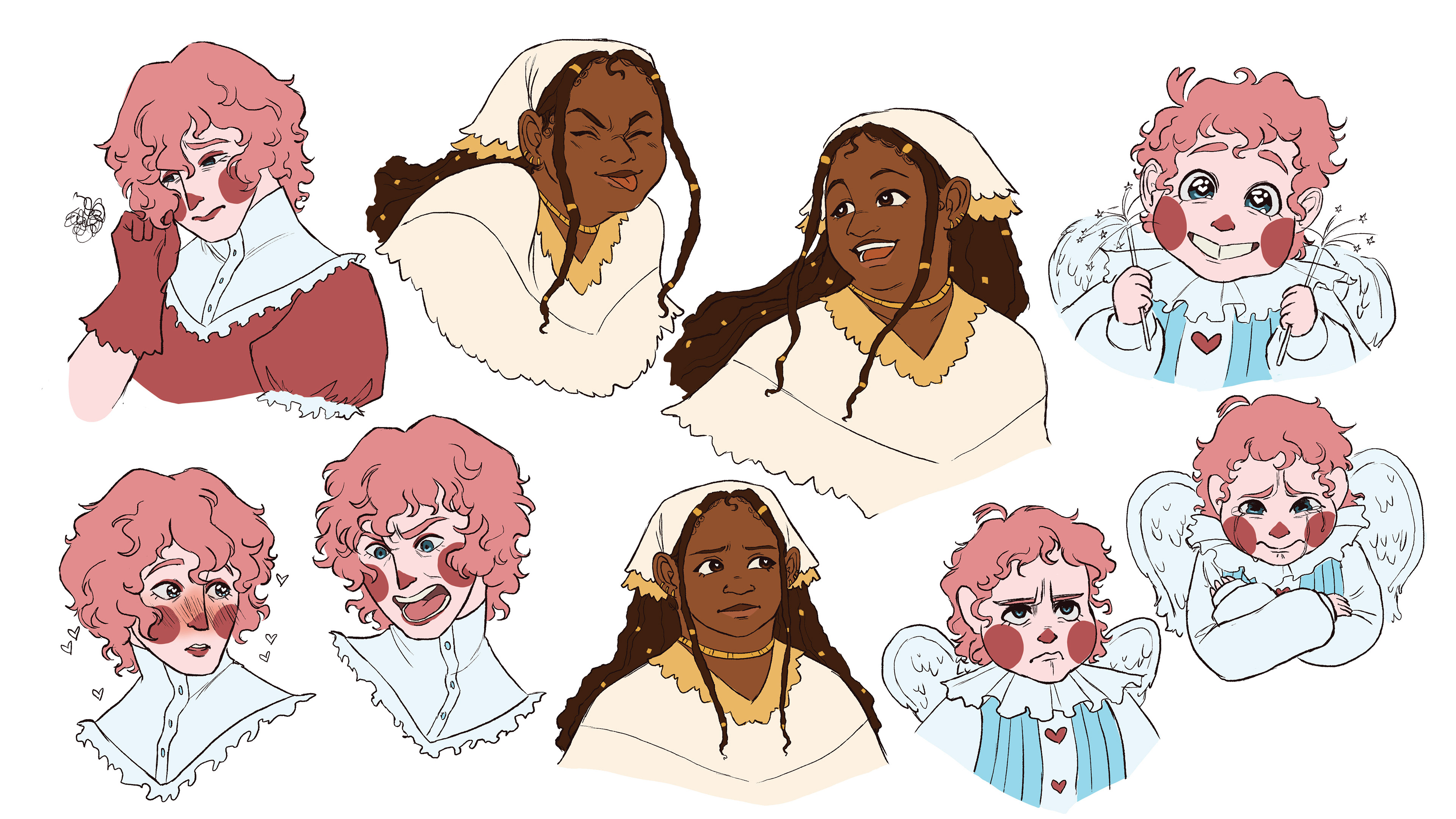 Rekindle - Expression Sheet