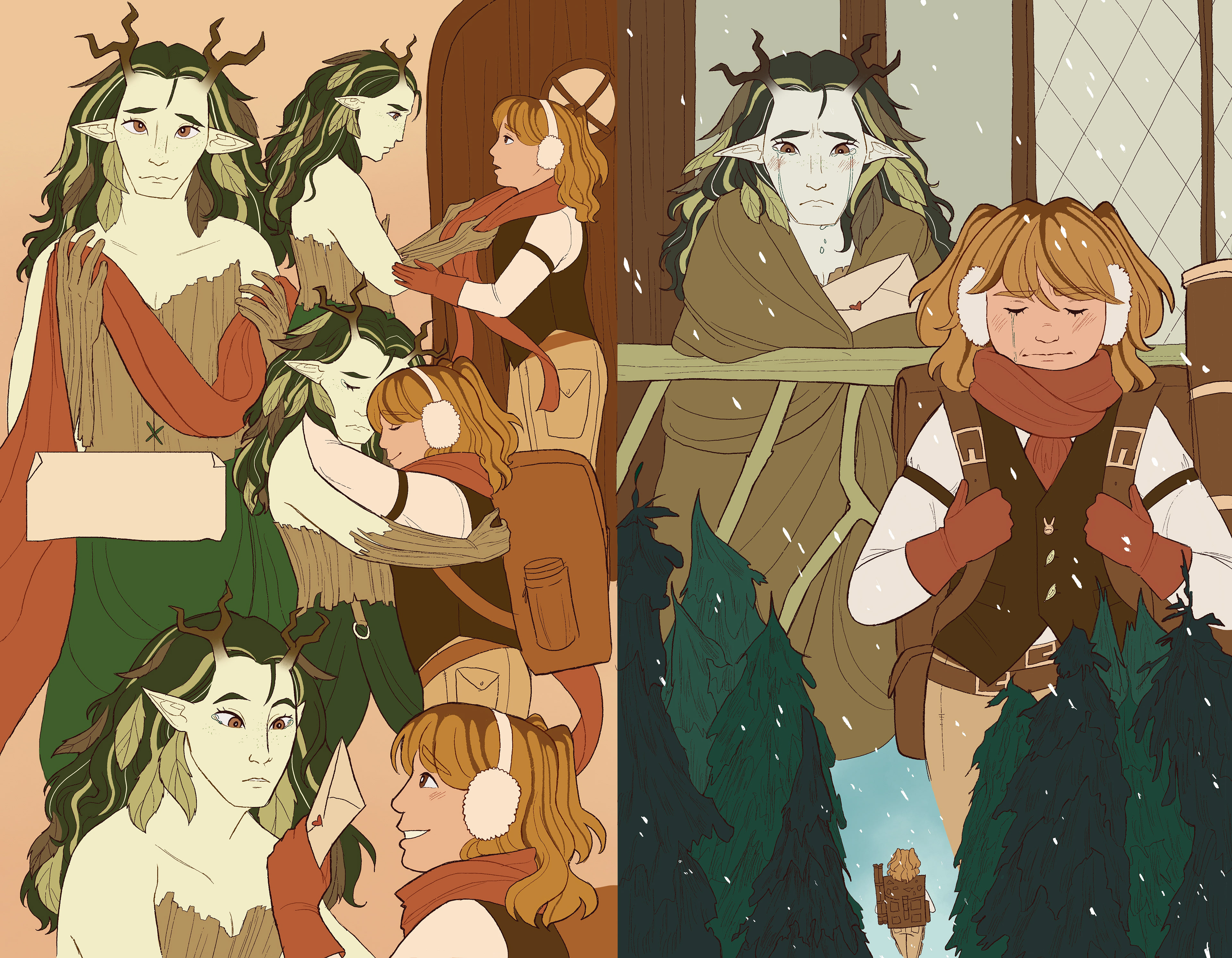 The Elm & the Rabbit pages 20 and 21