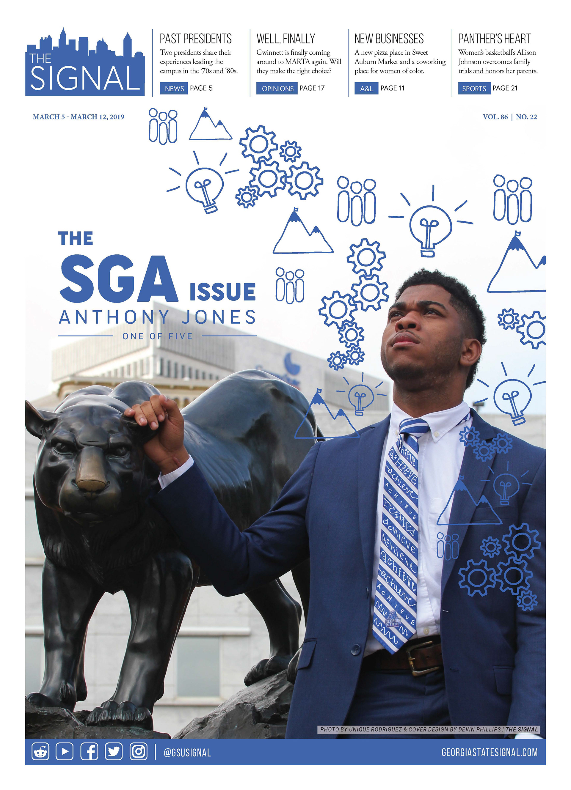 Student Government Association Issue | Cover 1 of 5 | Anthony Jones