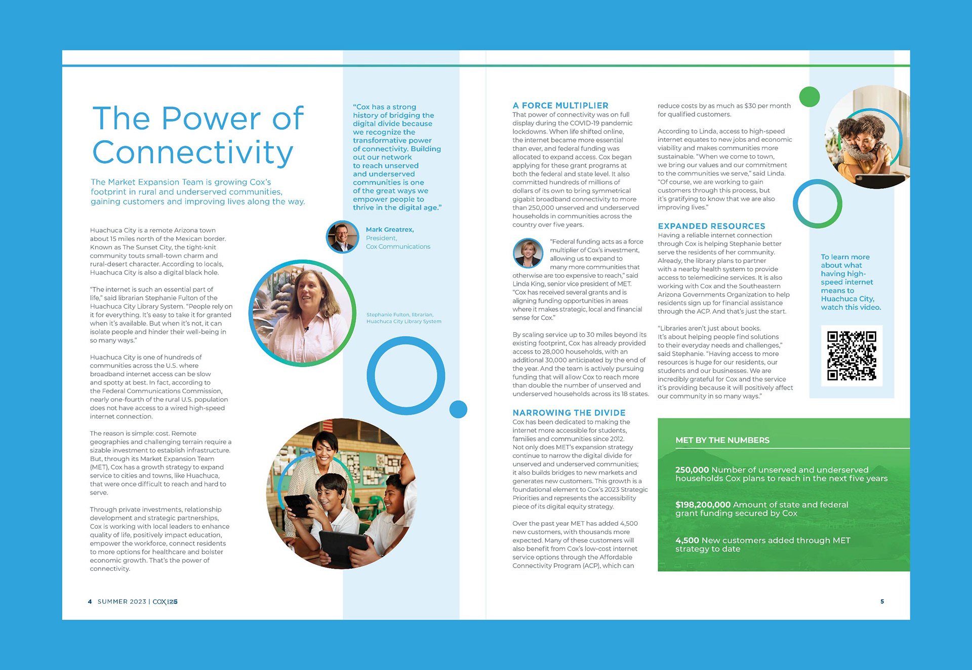IC Magazine | 125 Anniversary Issue Summer 2023 | Cox Communications Spread