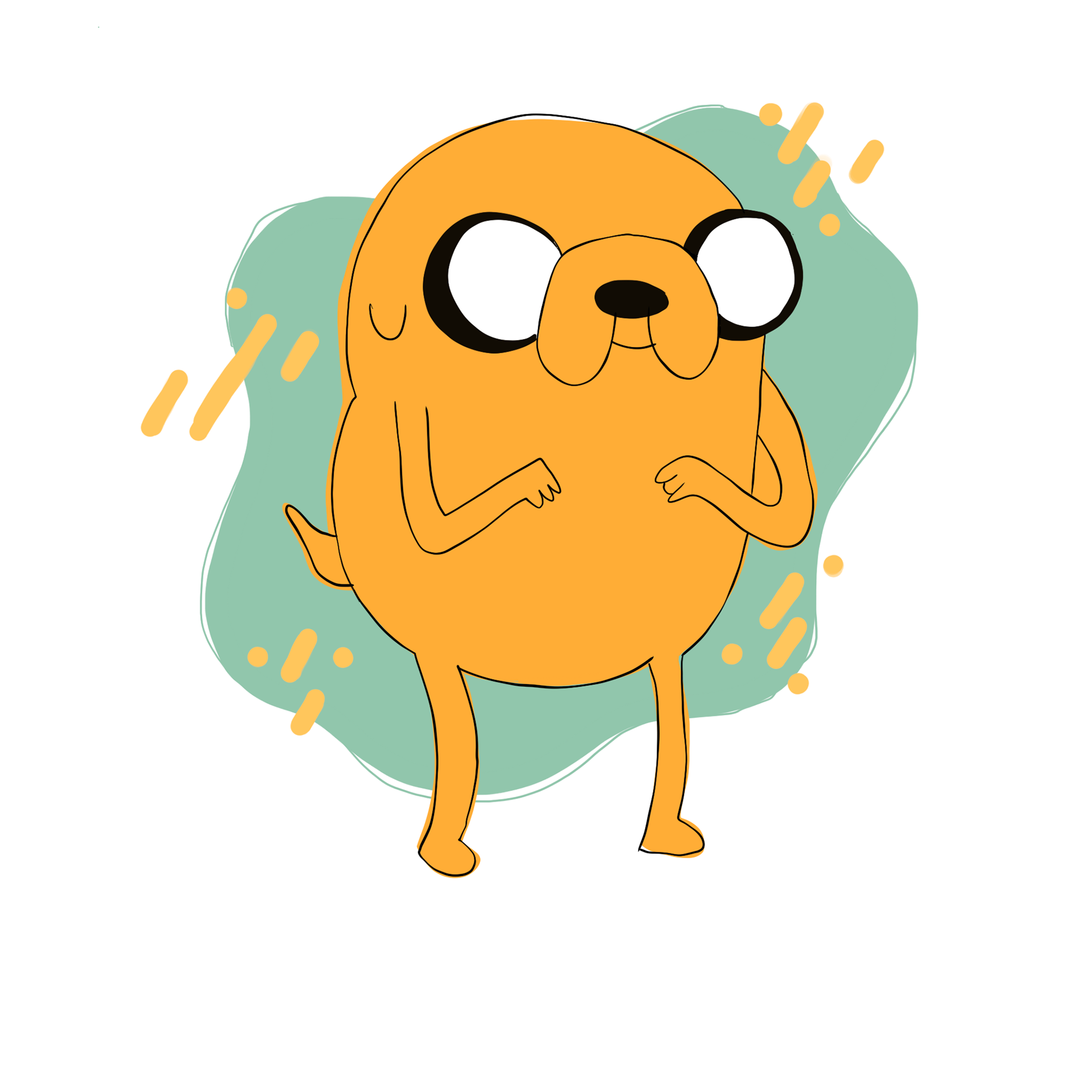 Jake Character Illustration
