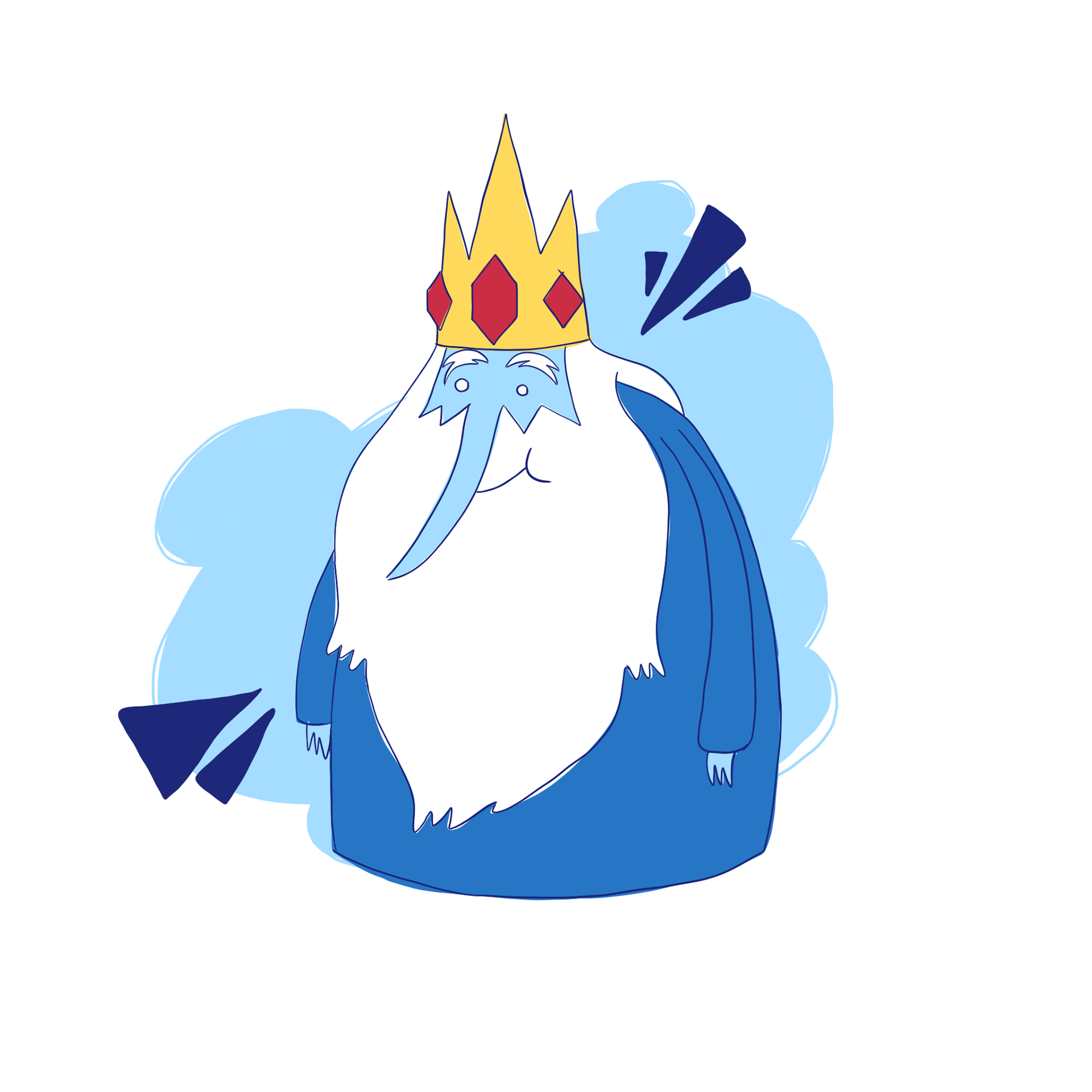Ice King Character Illustration