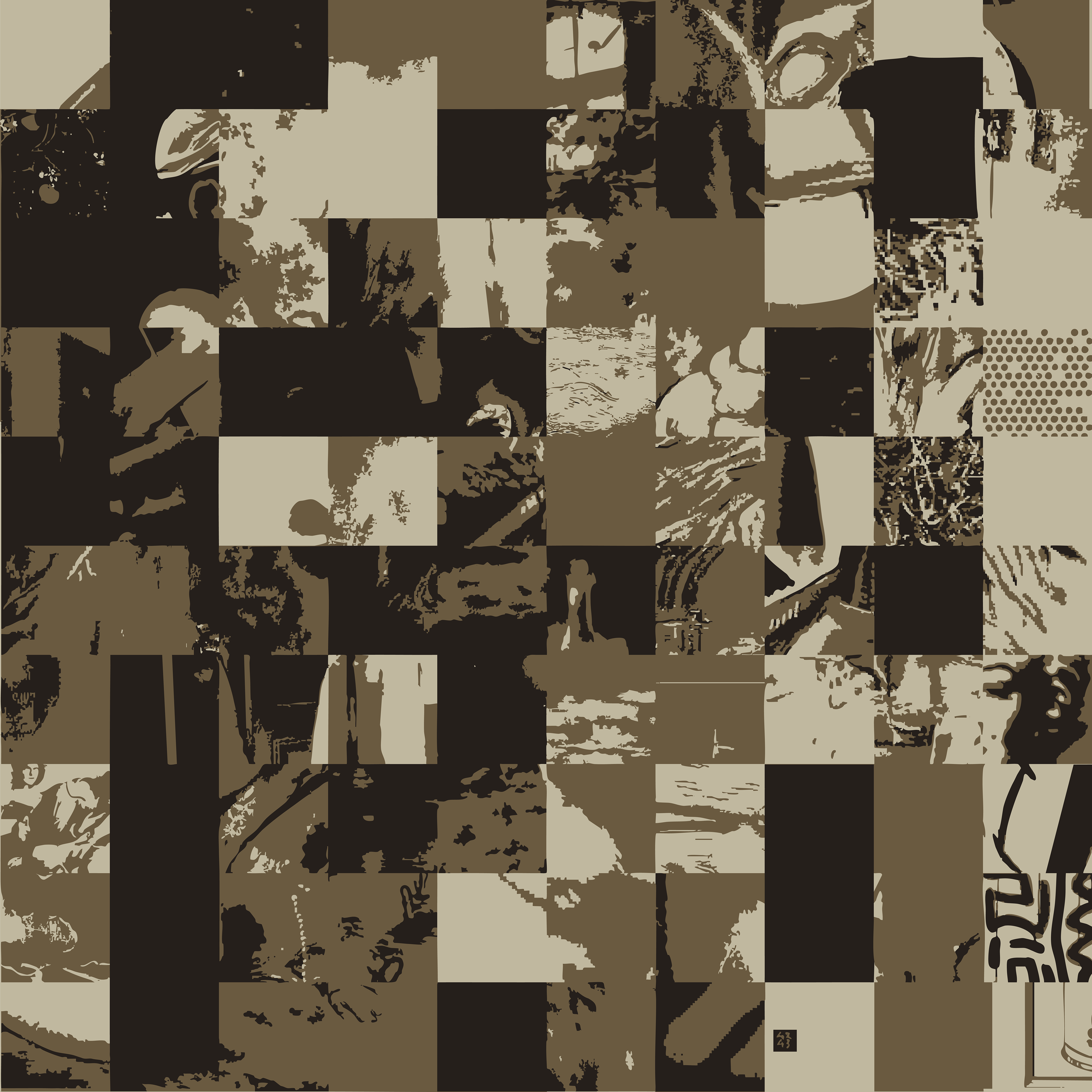 Filters to bring out shapes, colors and strokes.