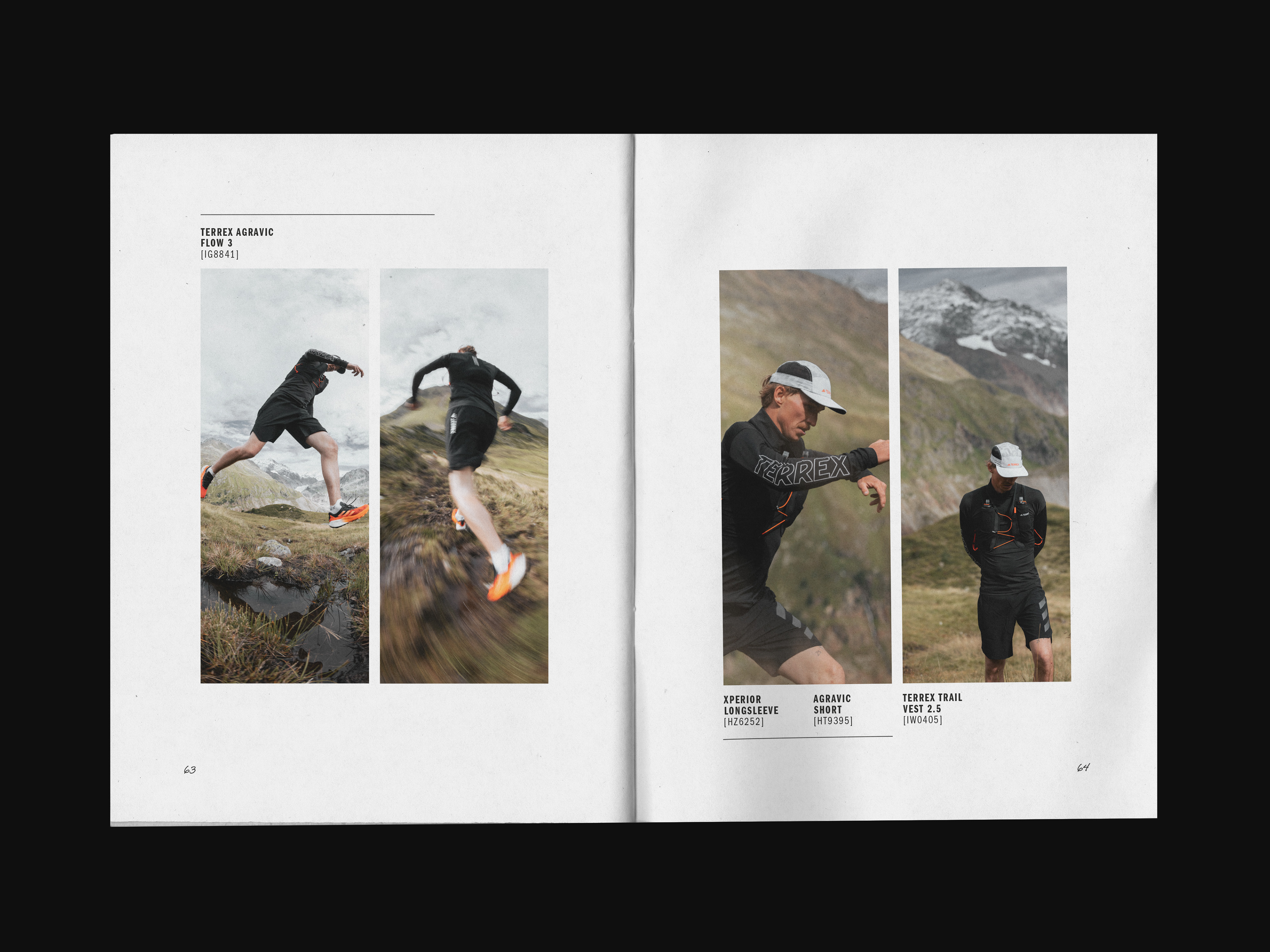 adidas terrex FW 24 lookbook design