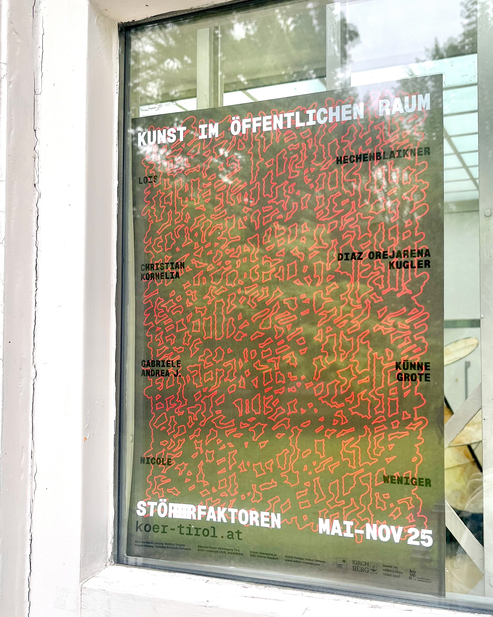 Art in public space [KÖR 25] exhibition poster design