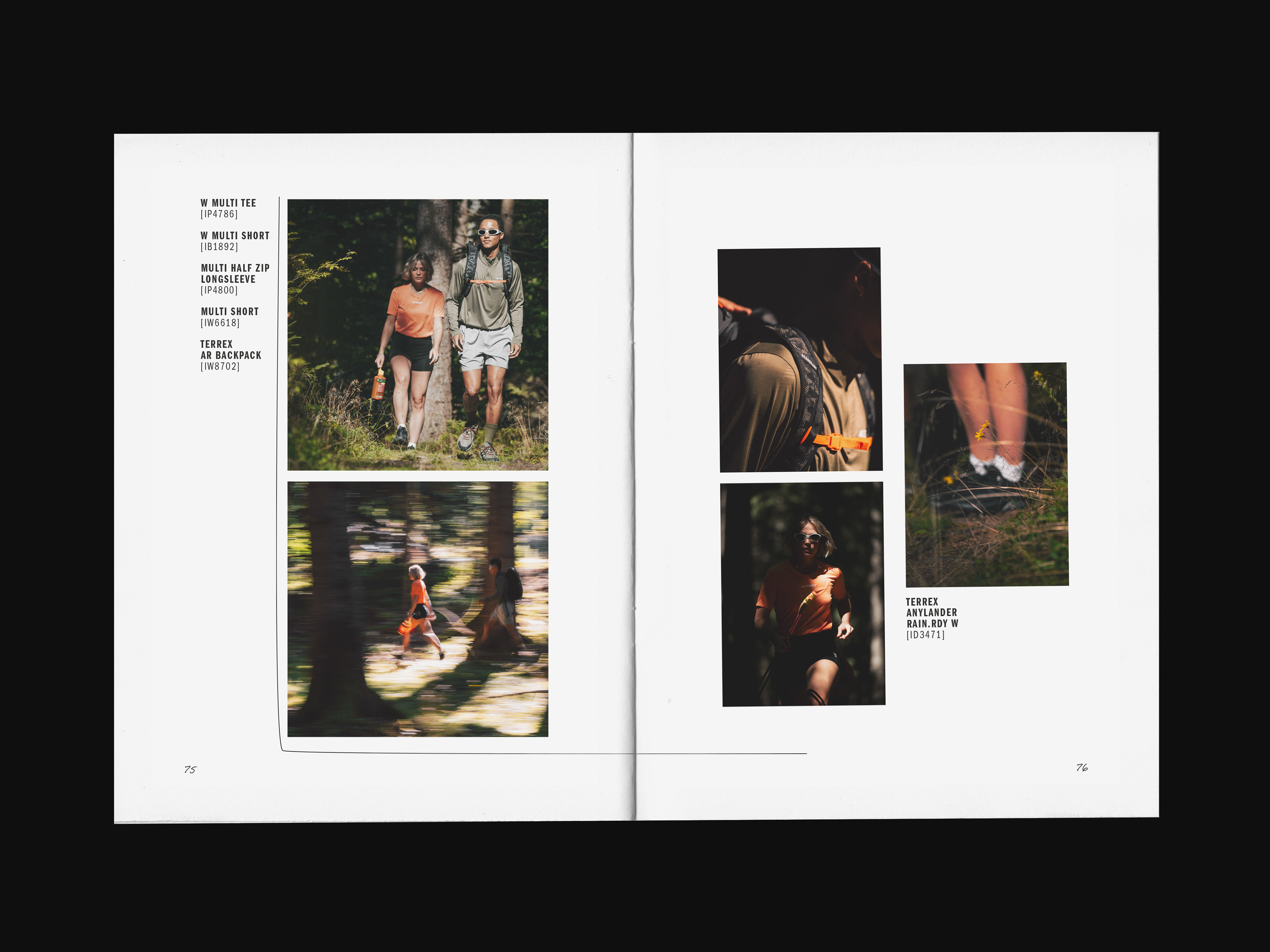 adidas terrex FW 24 lookbook design