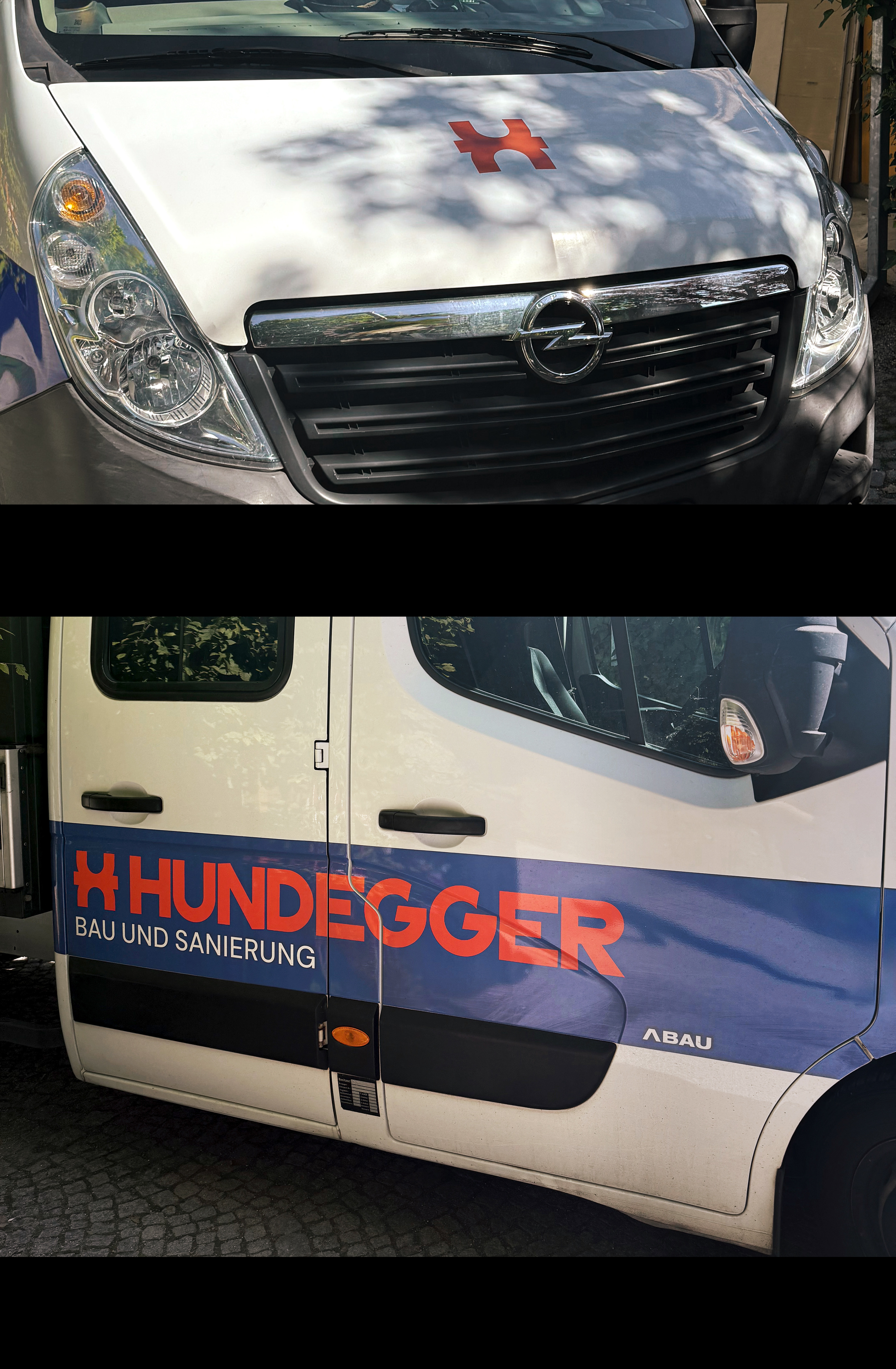 Hundegger Bau und Sanierung car decals