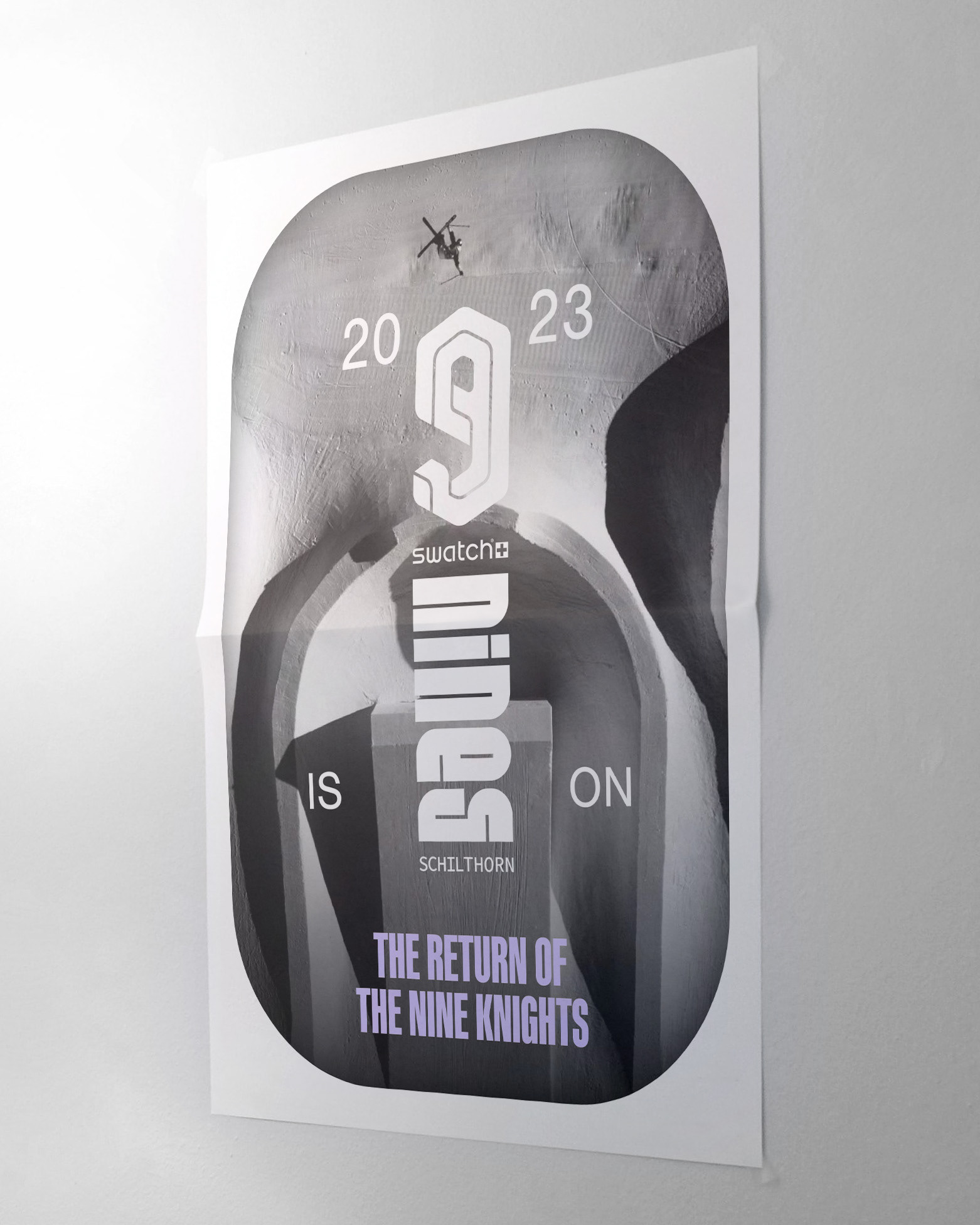 Swatch Nines Schilthorn event poster
