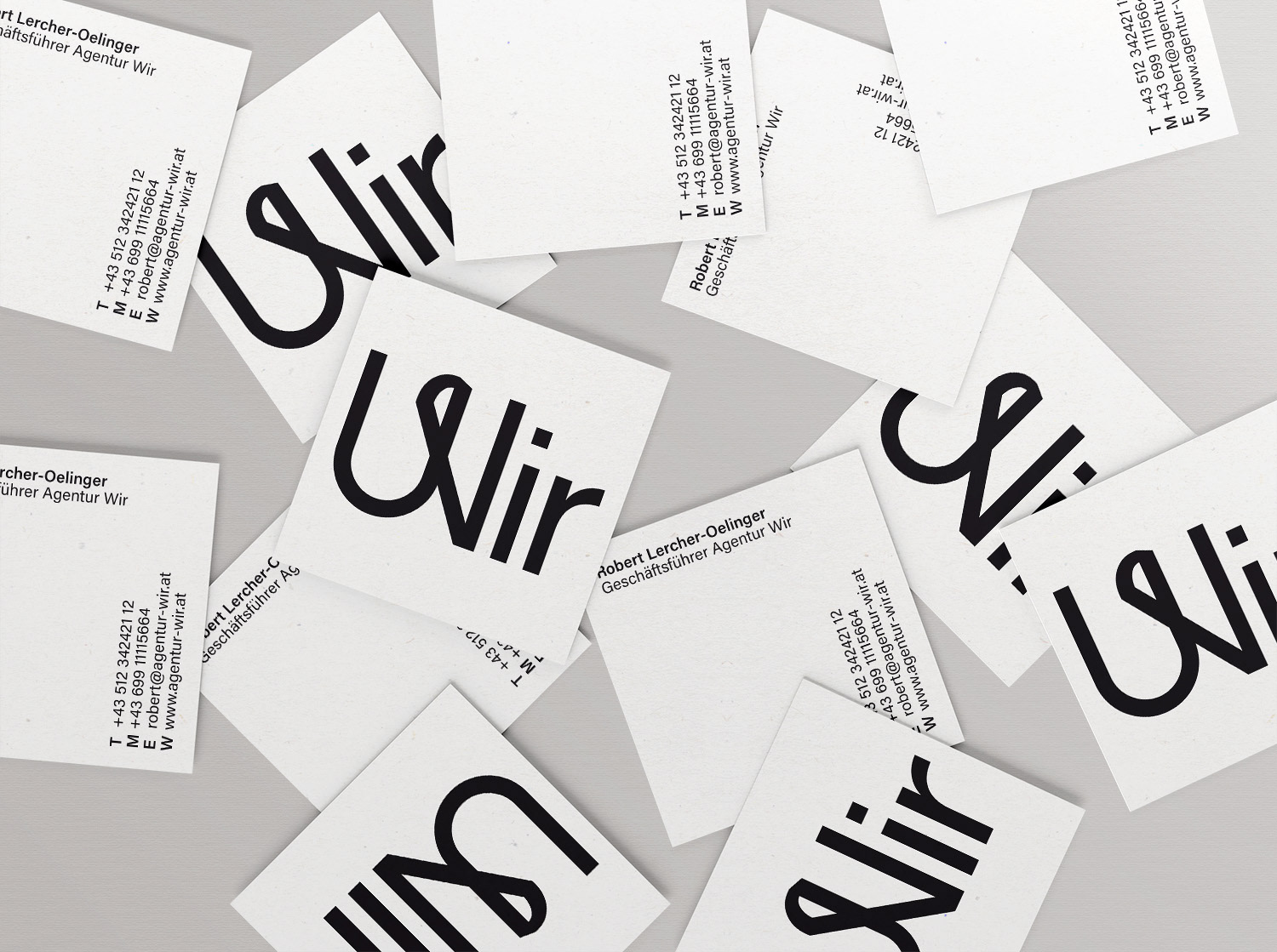 Agenur Wir Business card design