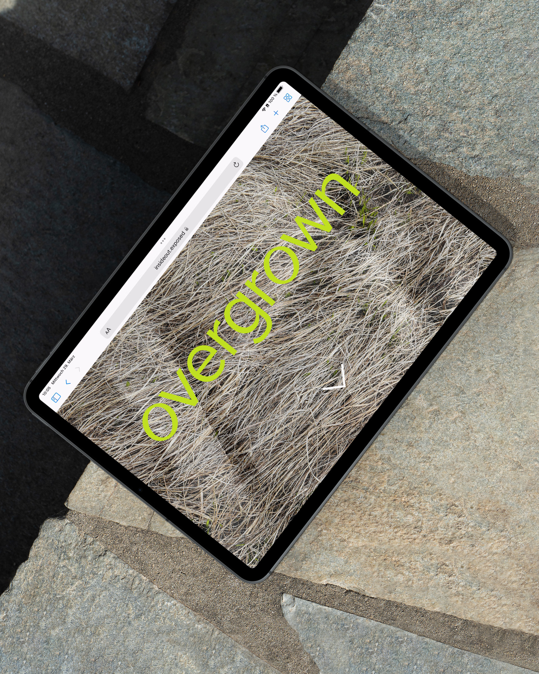 overgrown ausstellung website design buchen telfs