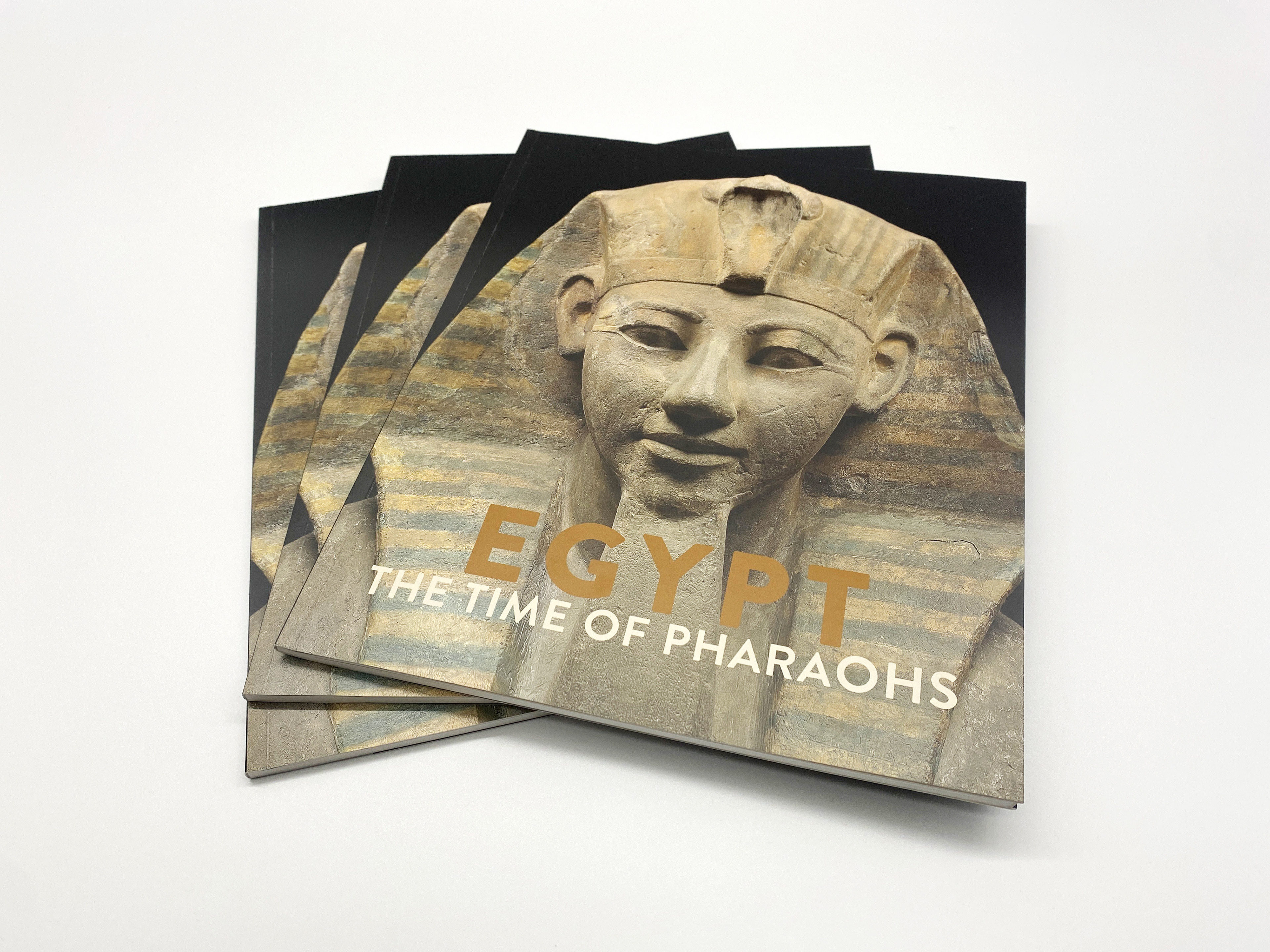 Egypt touring exhibition book design