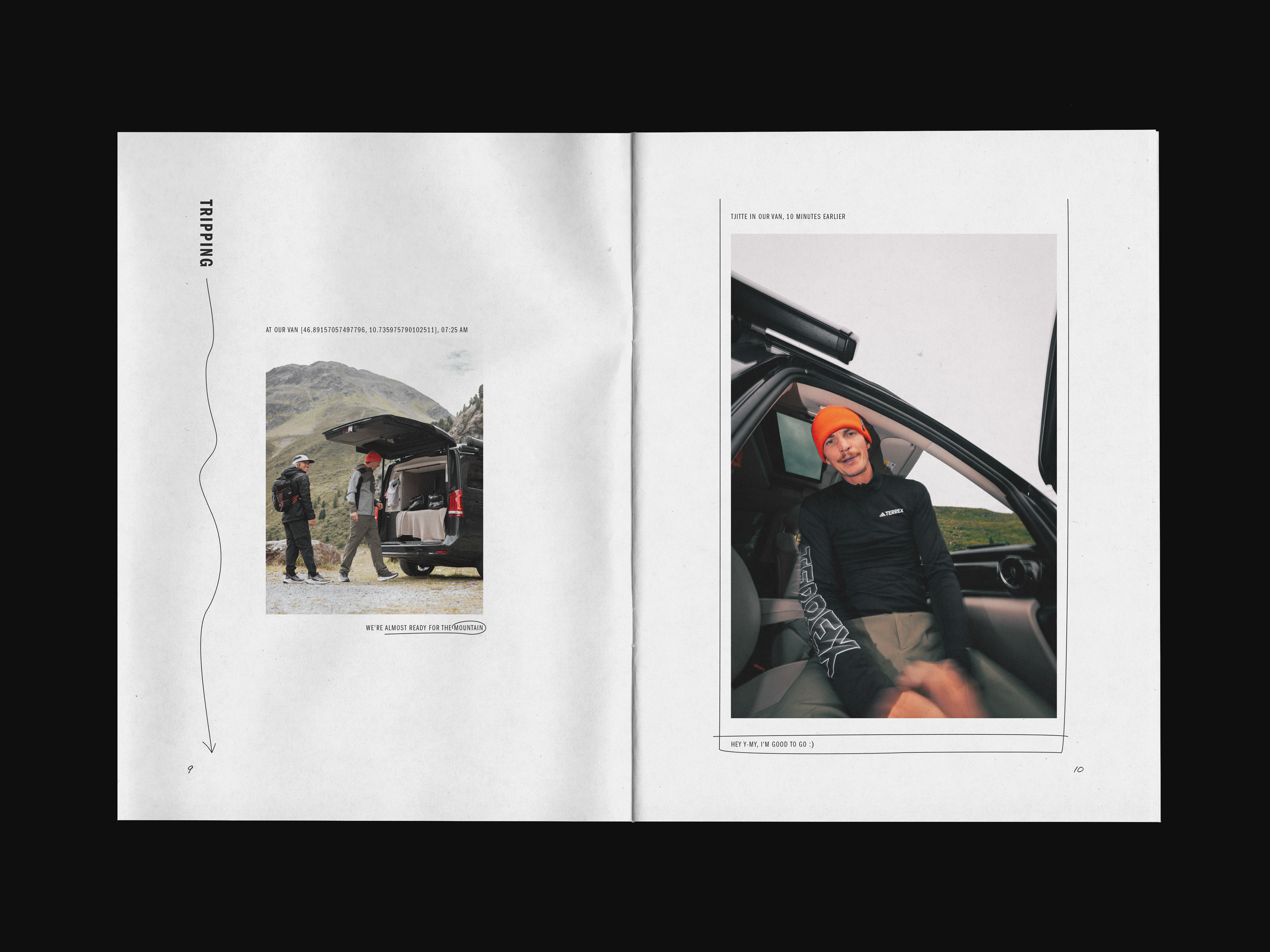 adidas terrex FW 24 lookbook design