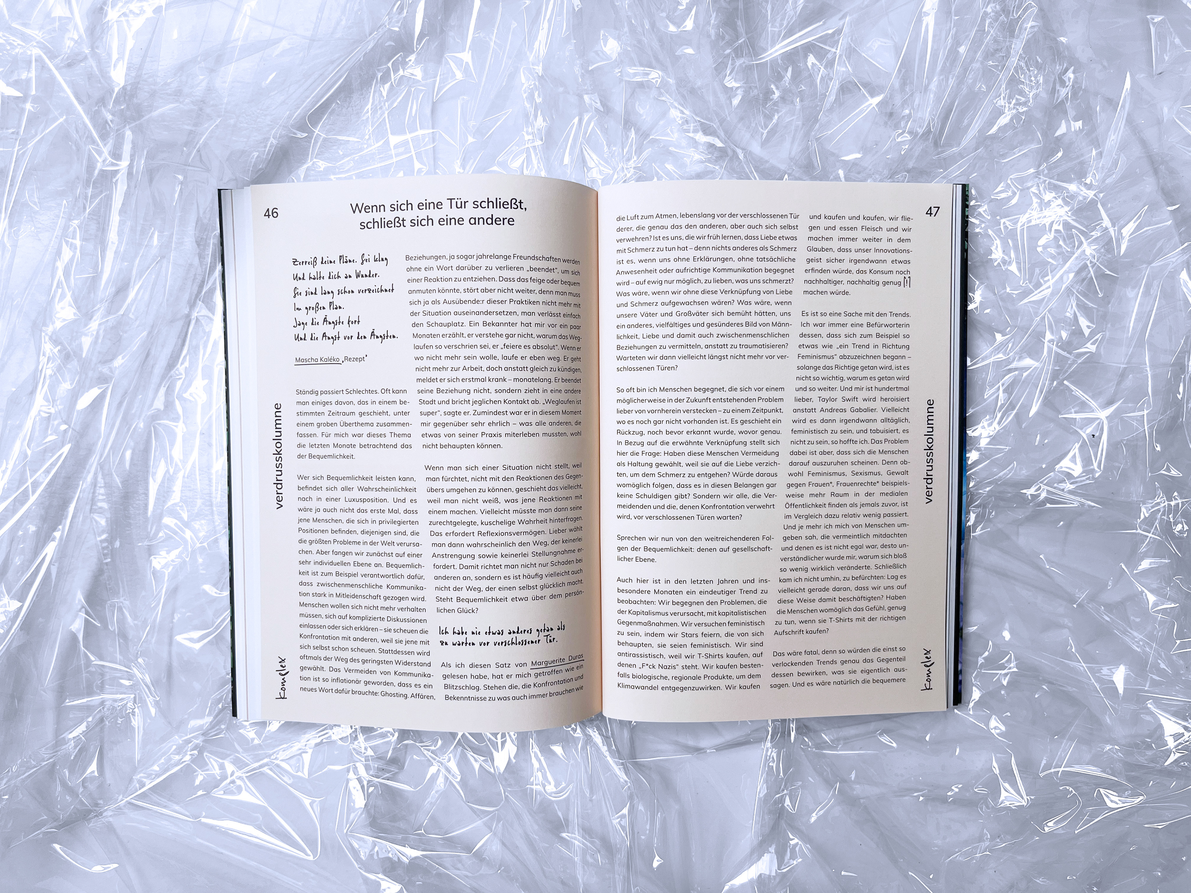 komplex kompost Kunstmagazin Innsbruck editorial design