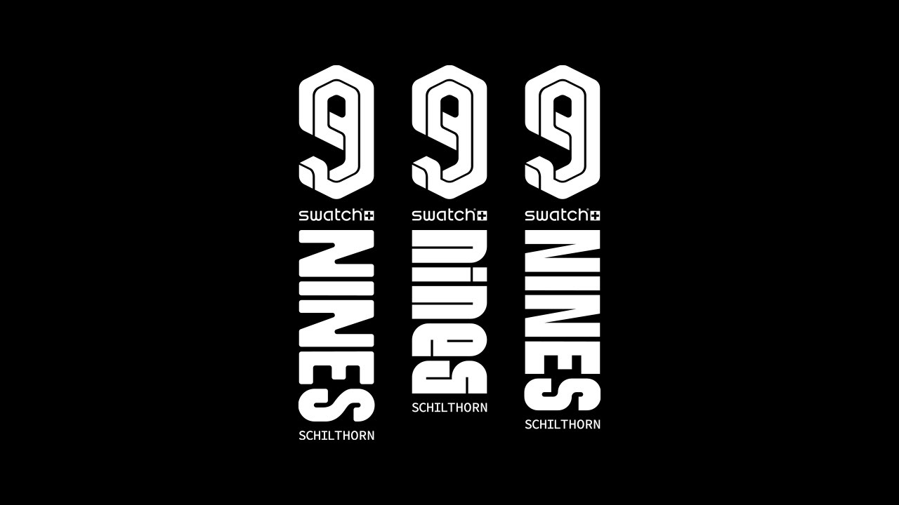 Swatch Nines event logo design