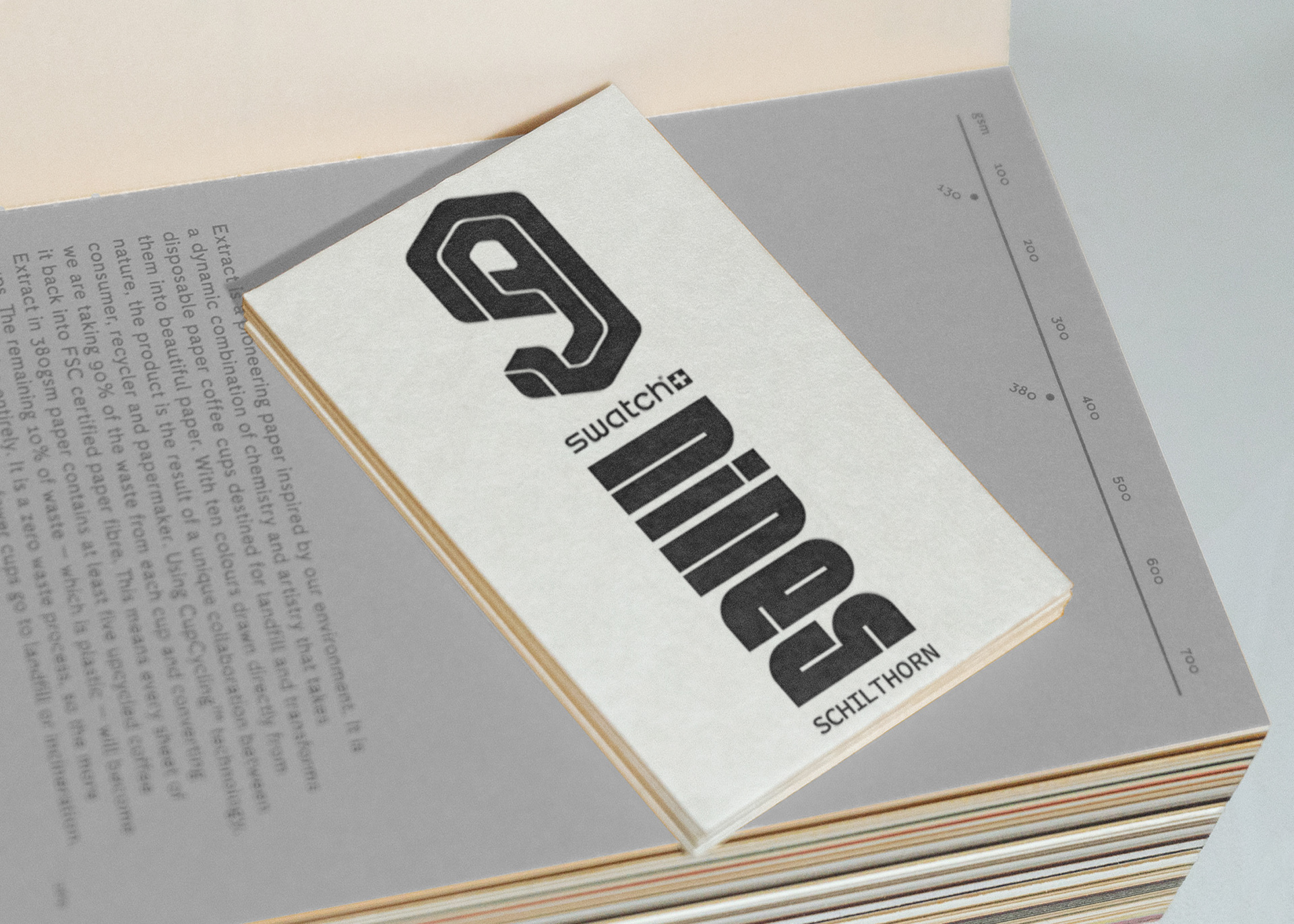 Swatch Nines Schilthorn event logo design