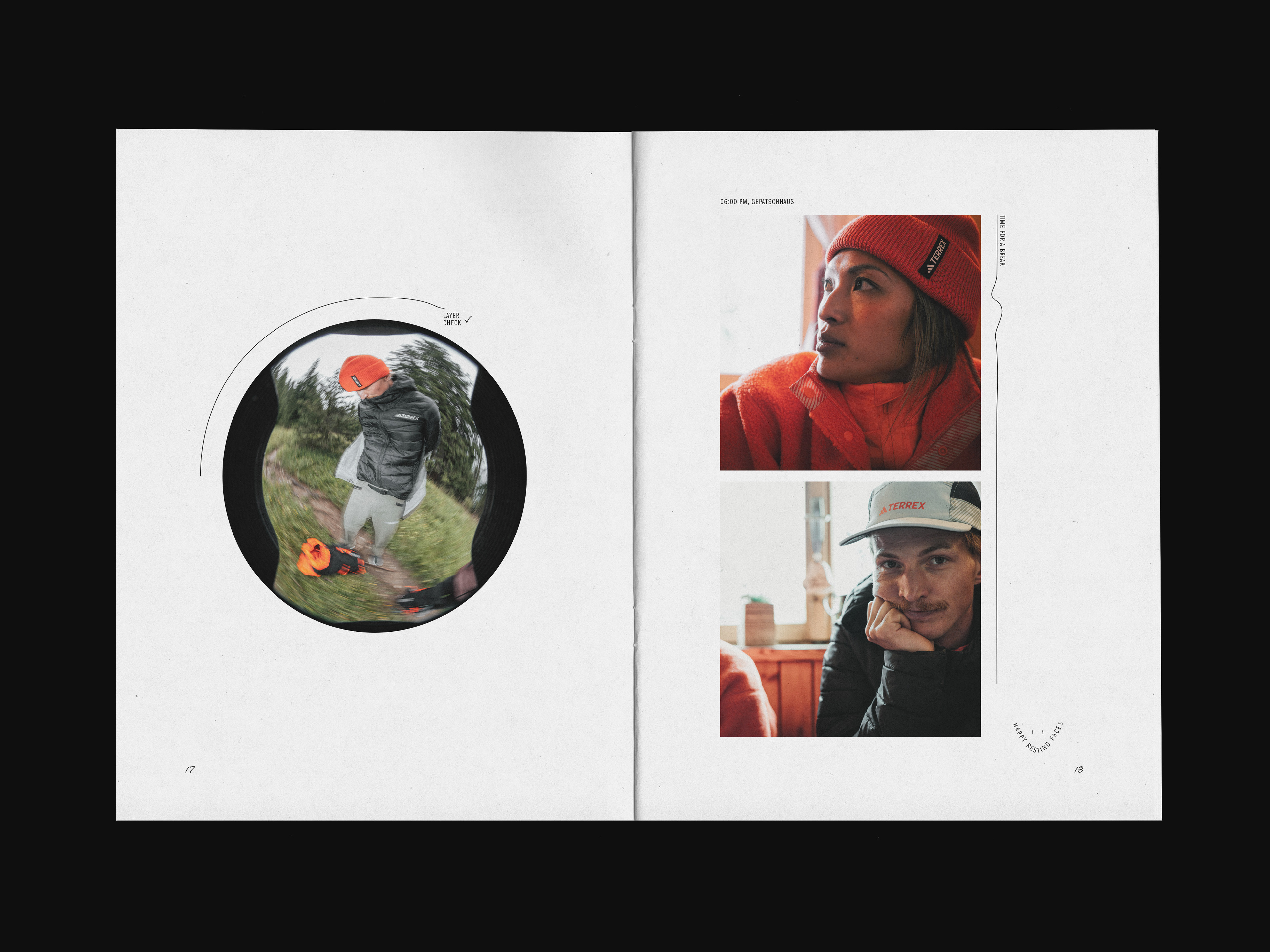 adidas terrex FW 24 lookbook design