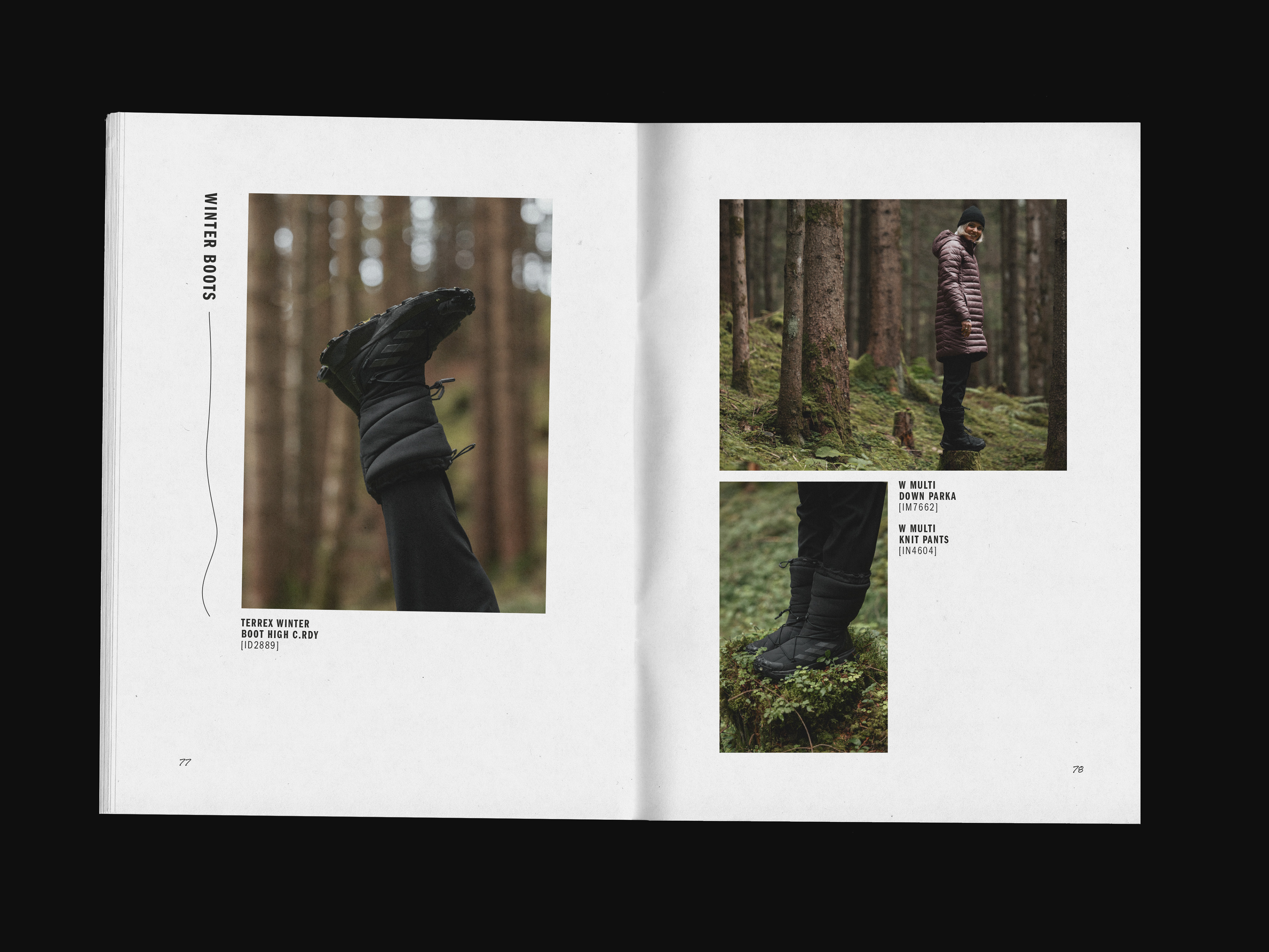 adidas terrex FW 24 lookbook design