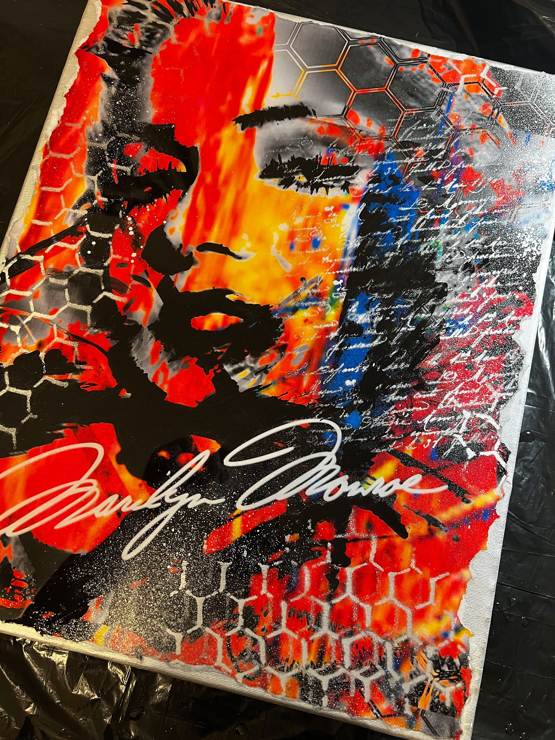For Sale - Marilyn - Acrylic Montage - £250