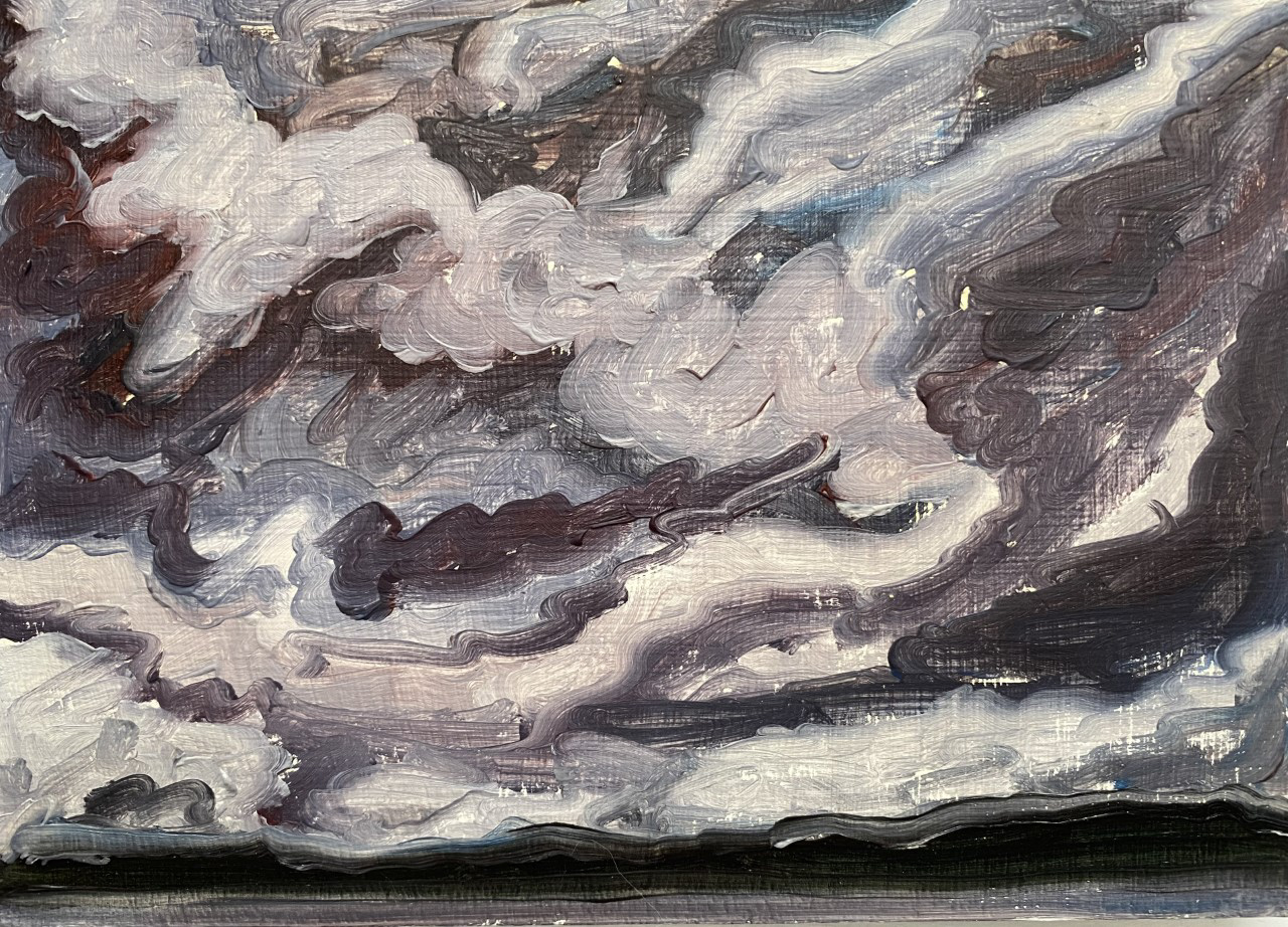 Lake Muskoka, A Little Bit of Everything, oil on board, 5 X 7", 2015