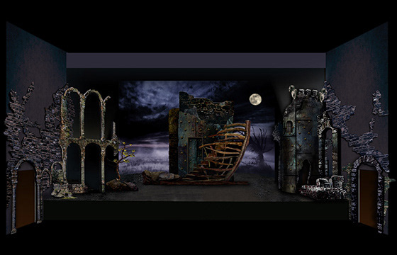 Hamlet, 1999 – Set Design (Š. Caban)