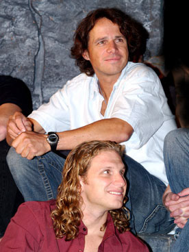 Hamlet – US Version Press Call, 2005 (J. Ledecky, S. Arcelus)