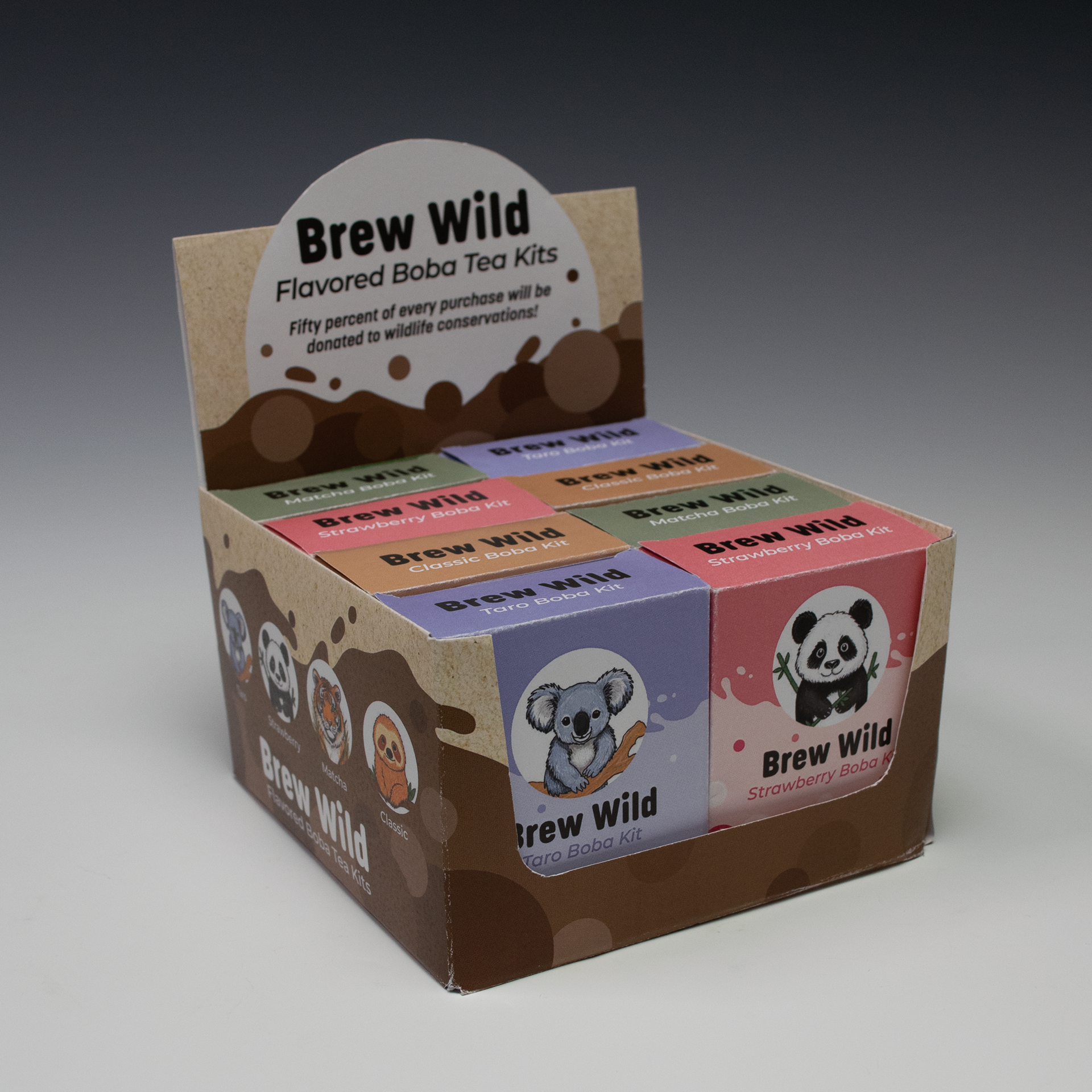 Multi-flavor POP Display
