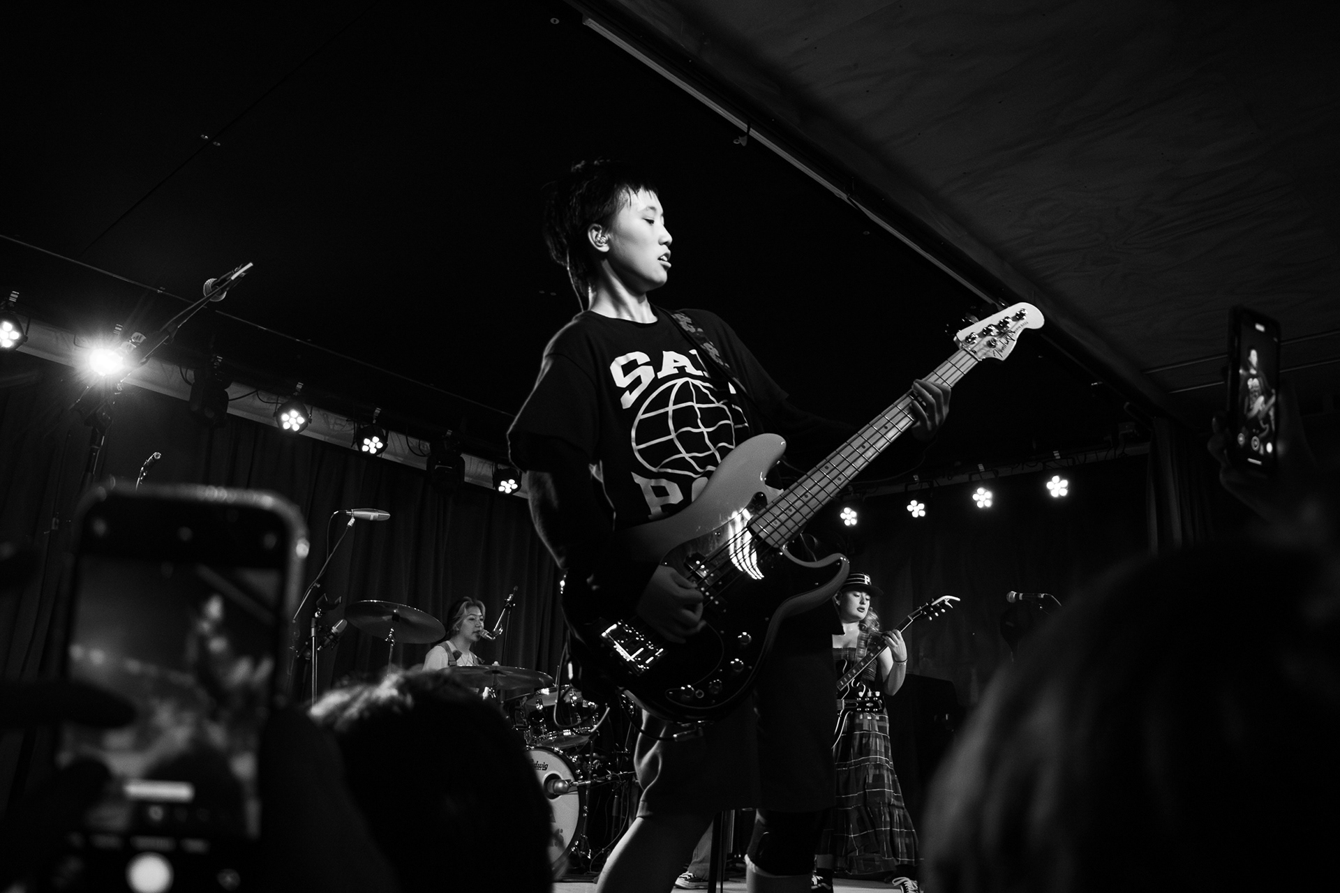 The Linda Lindas at Spirit Hall in May of 2025. 