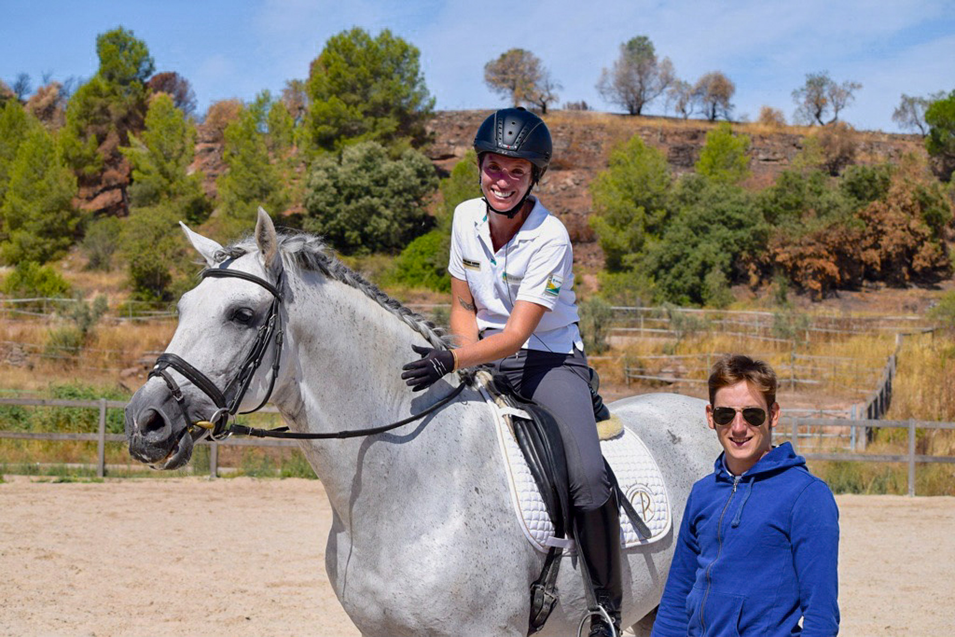 Dressage Class with PRE Stallion