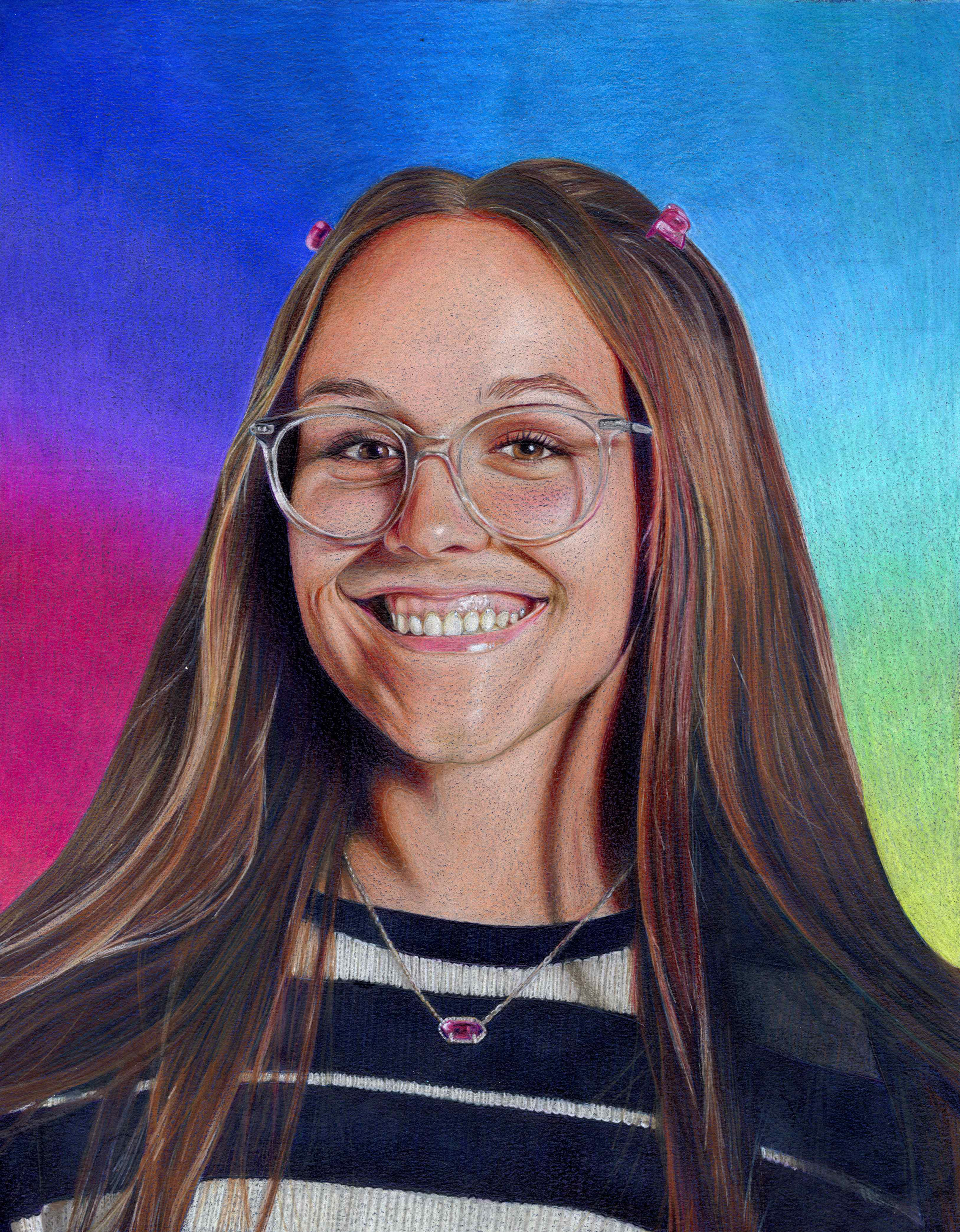 Self Portrait - Colored Pencil