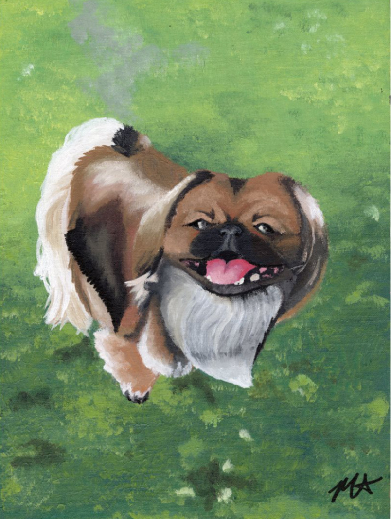 Dog (Gizmo) - Acrylic Paint
