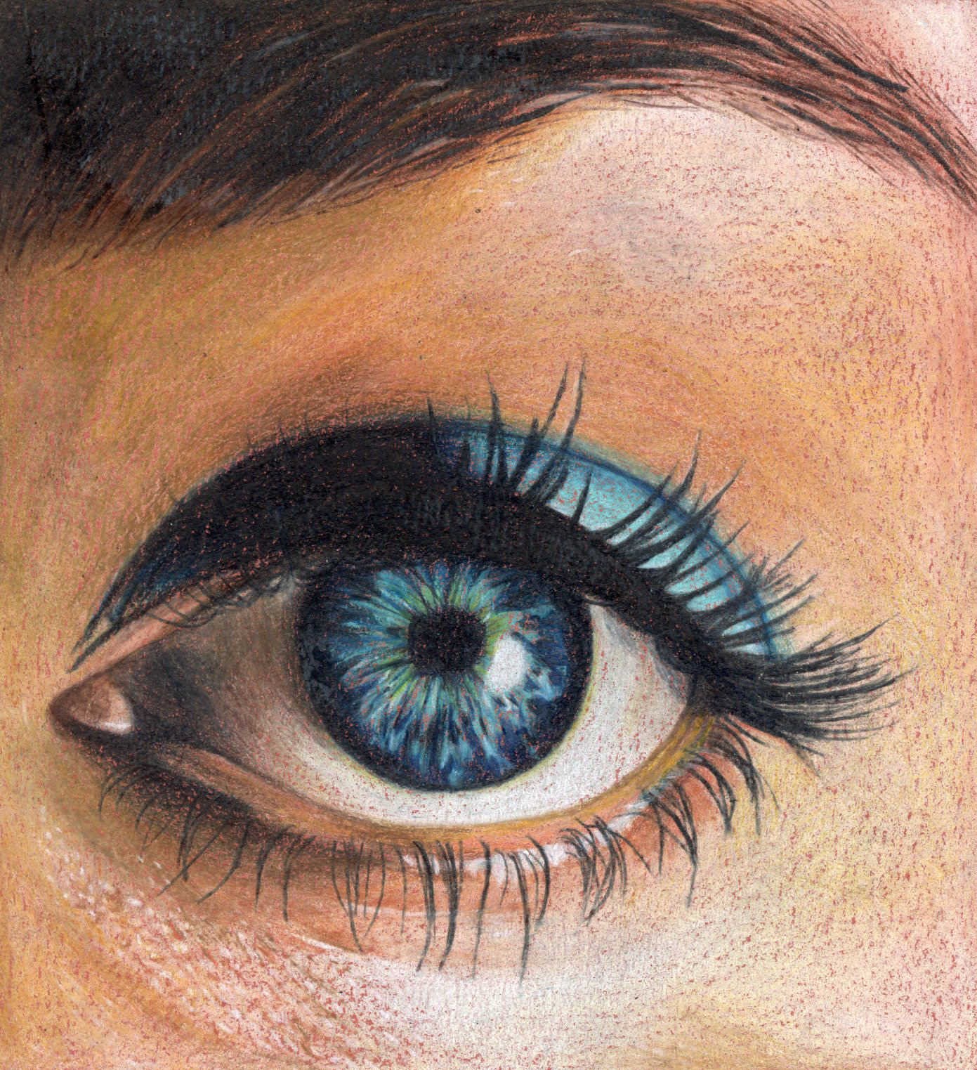 Eye - Colored Pencil