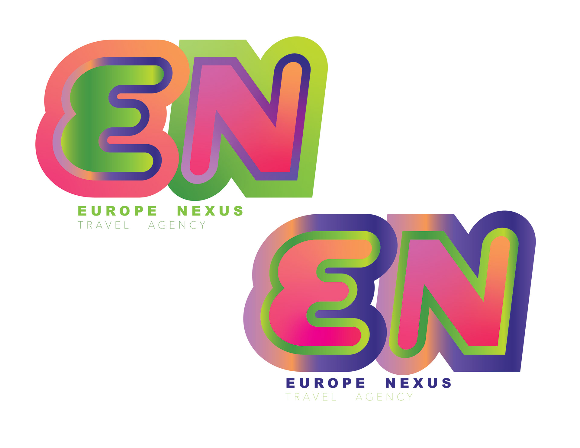 Logo for travel agency EN