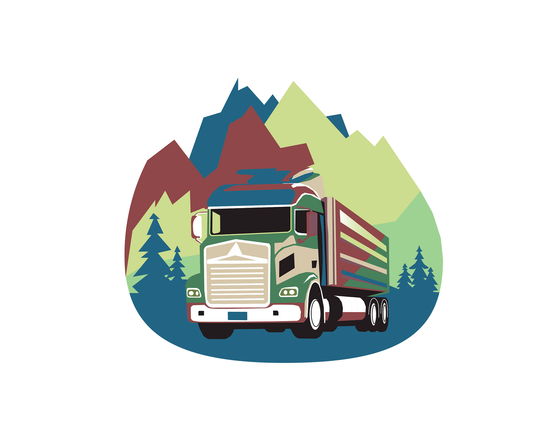 Logo for Trucking Company
