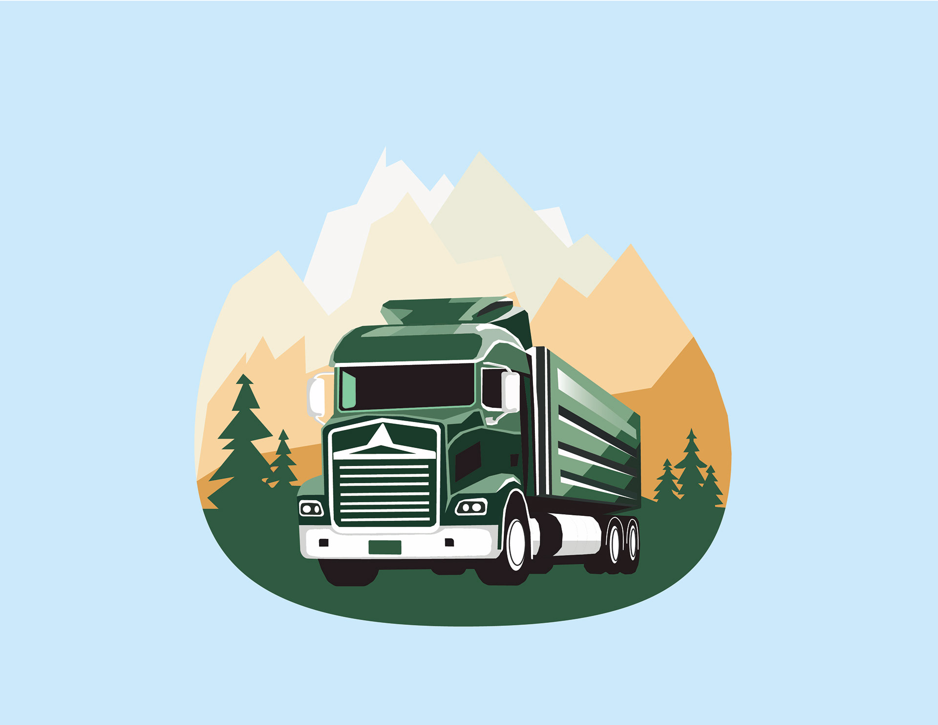 Logo for Trucking Company