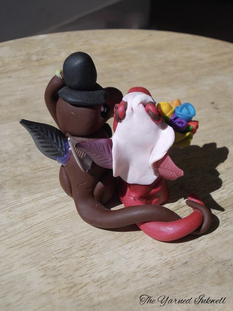 Dragon Cake Toppers - Polymer Clay