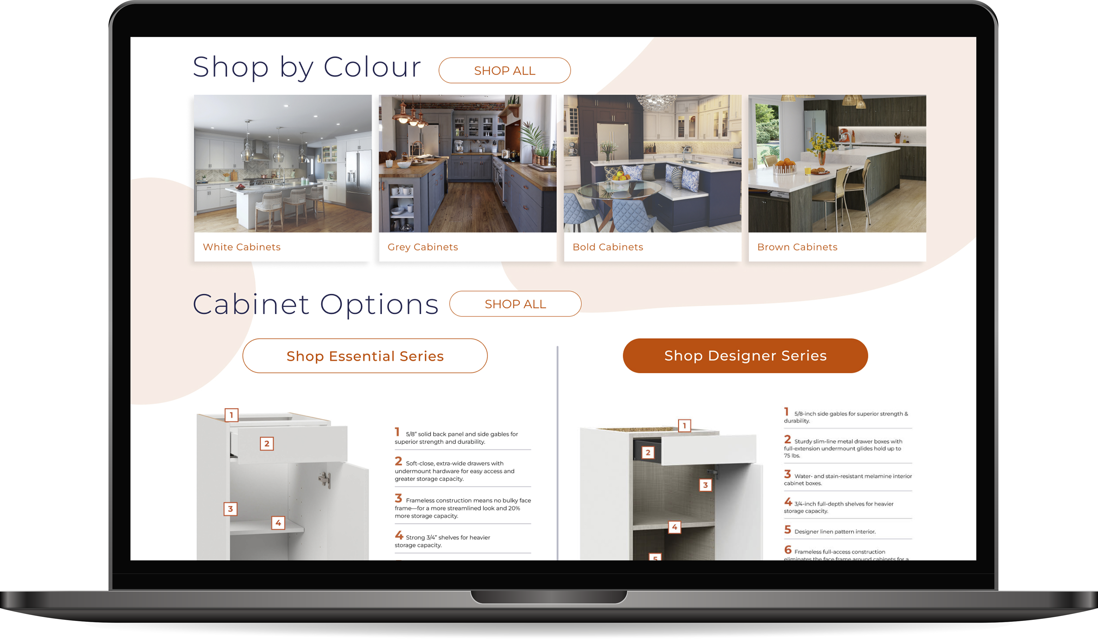 MagickHome Kitchen Shop Page - Desktop