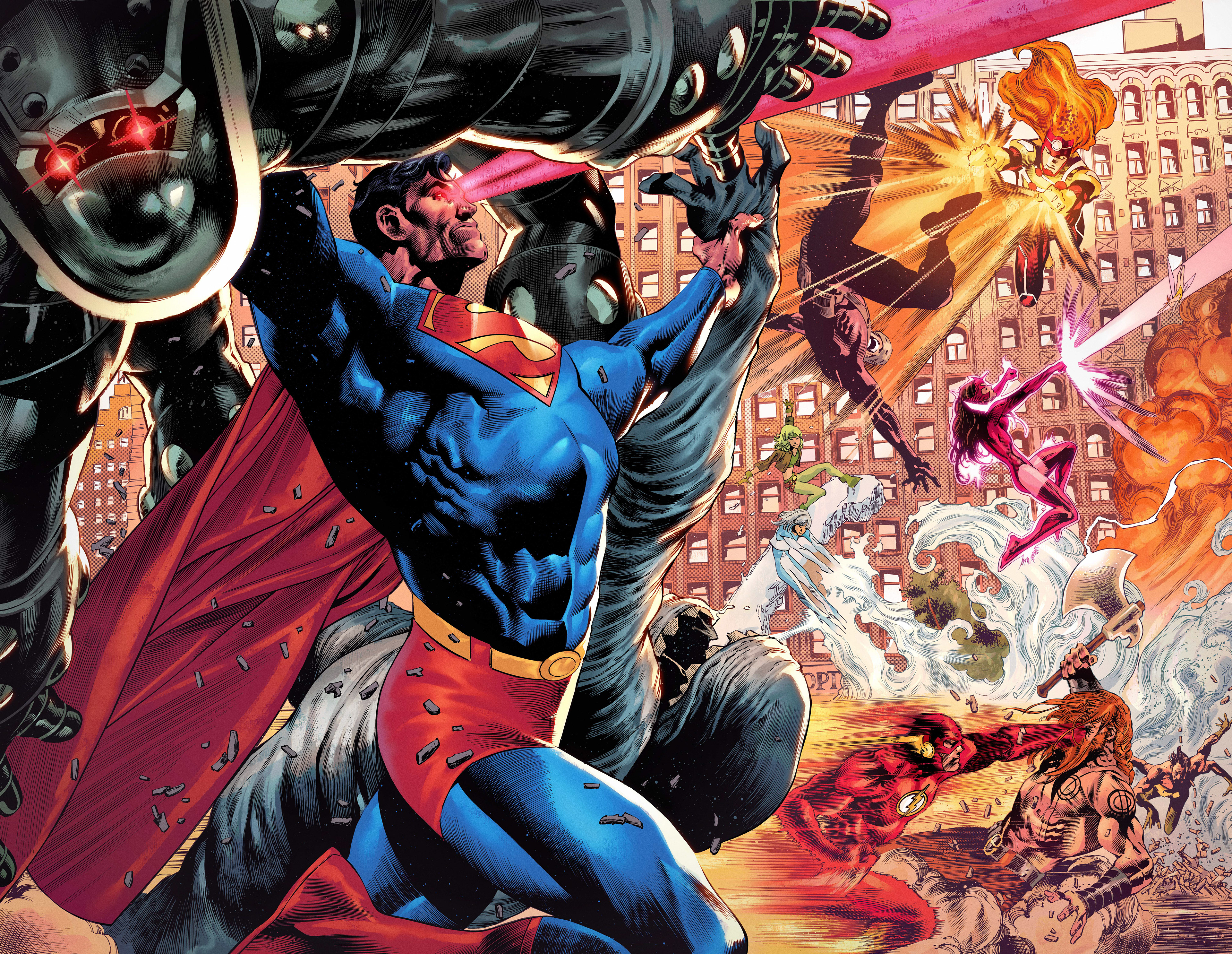 Art by Eddy Barrows, Ink by Eber Ferreira, Colors by me