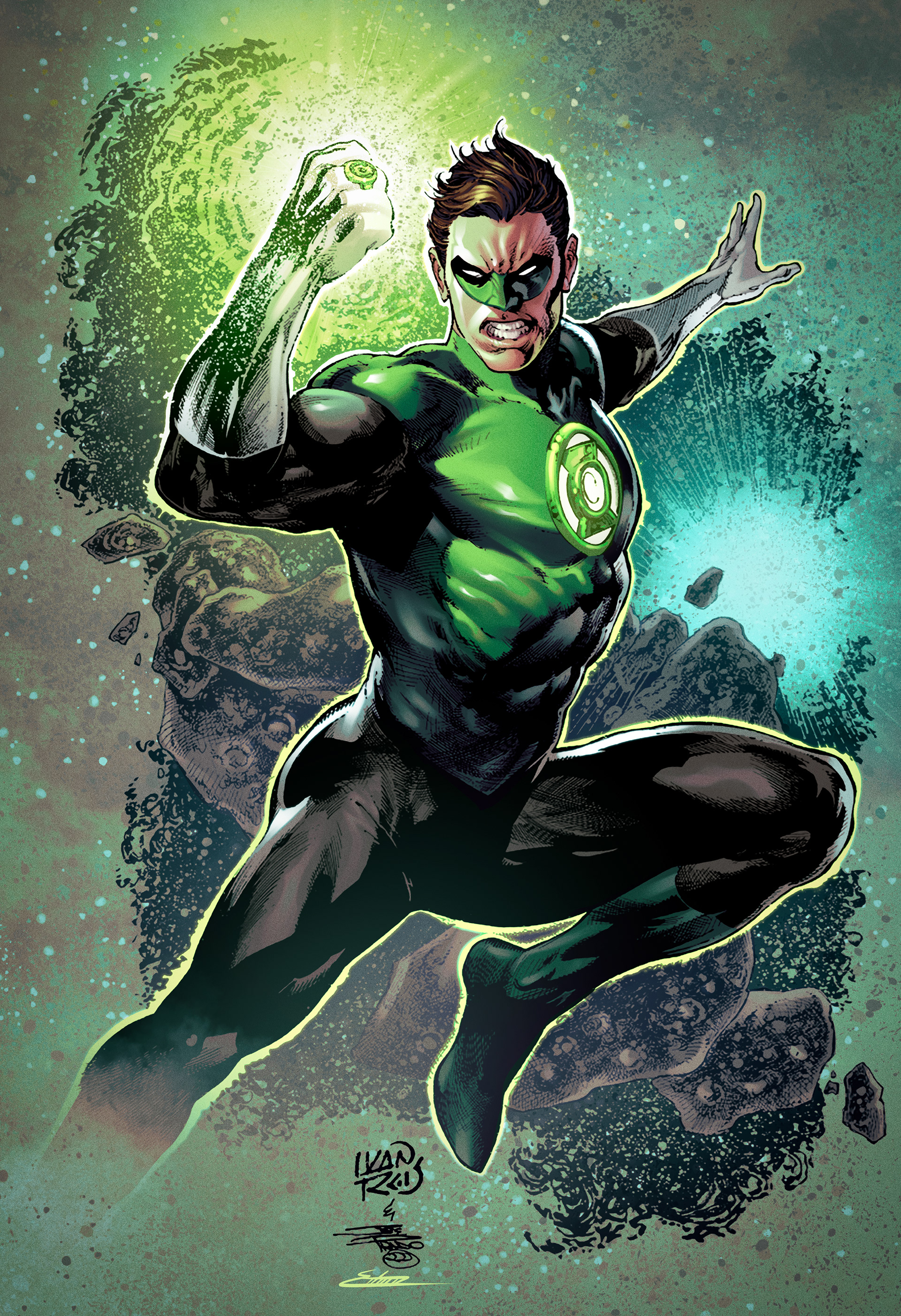 Art by Ivan Reis, Ink by Joe Prado, Colors by me