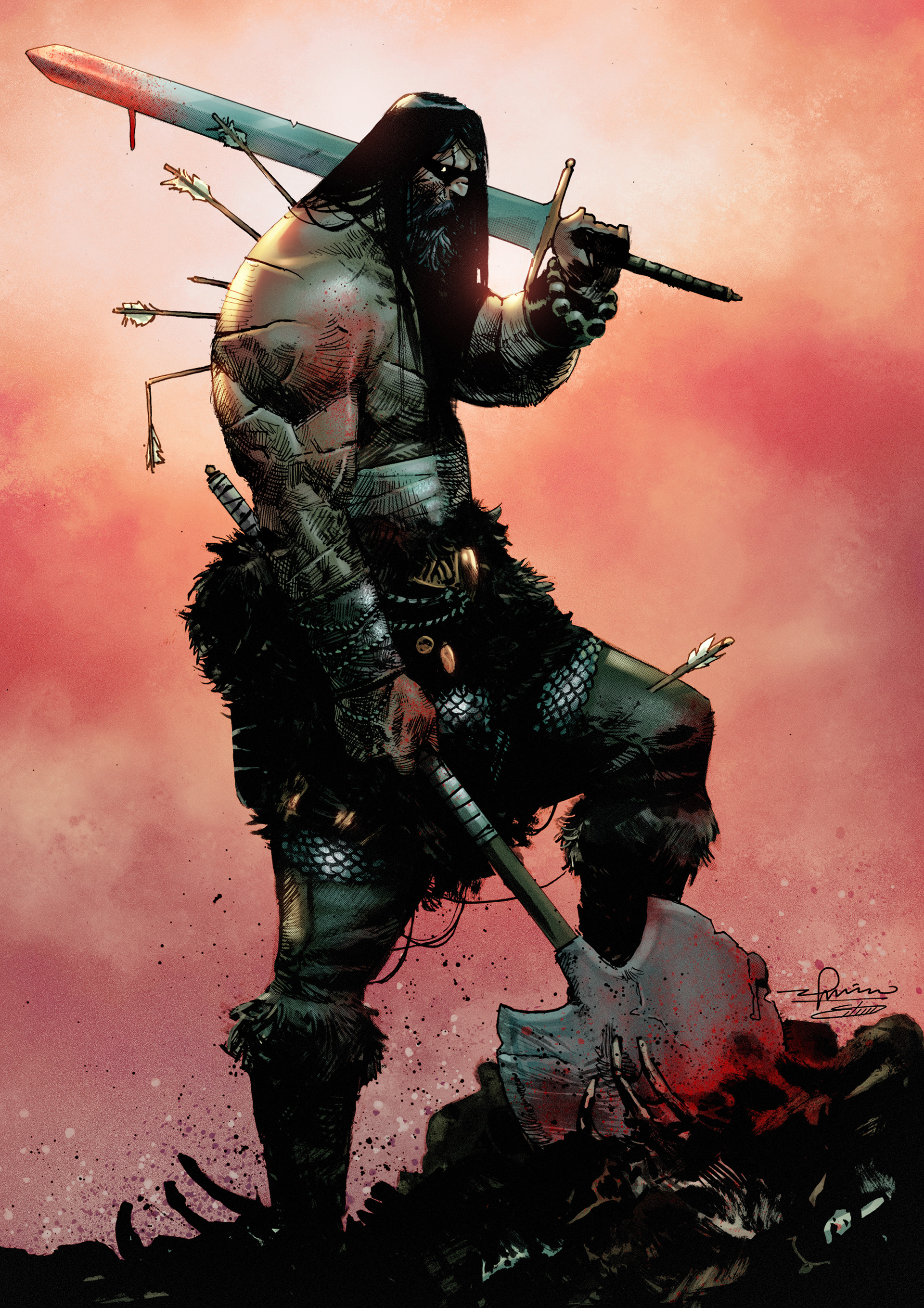 Art by Gerardo Zaffino, Colors by me
